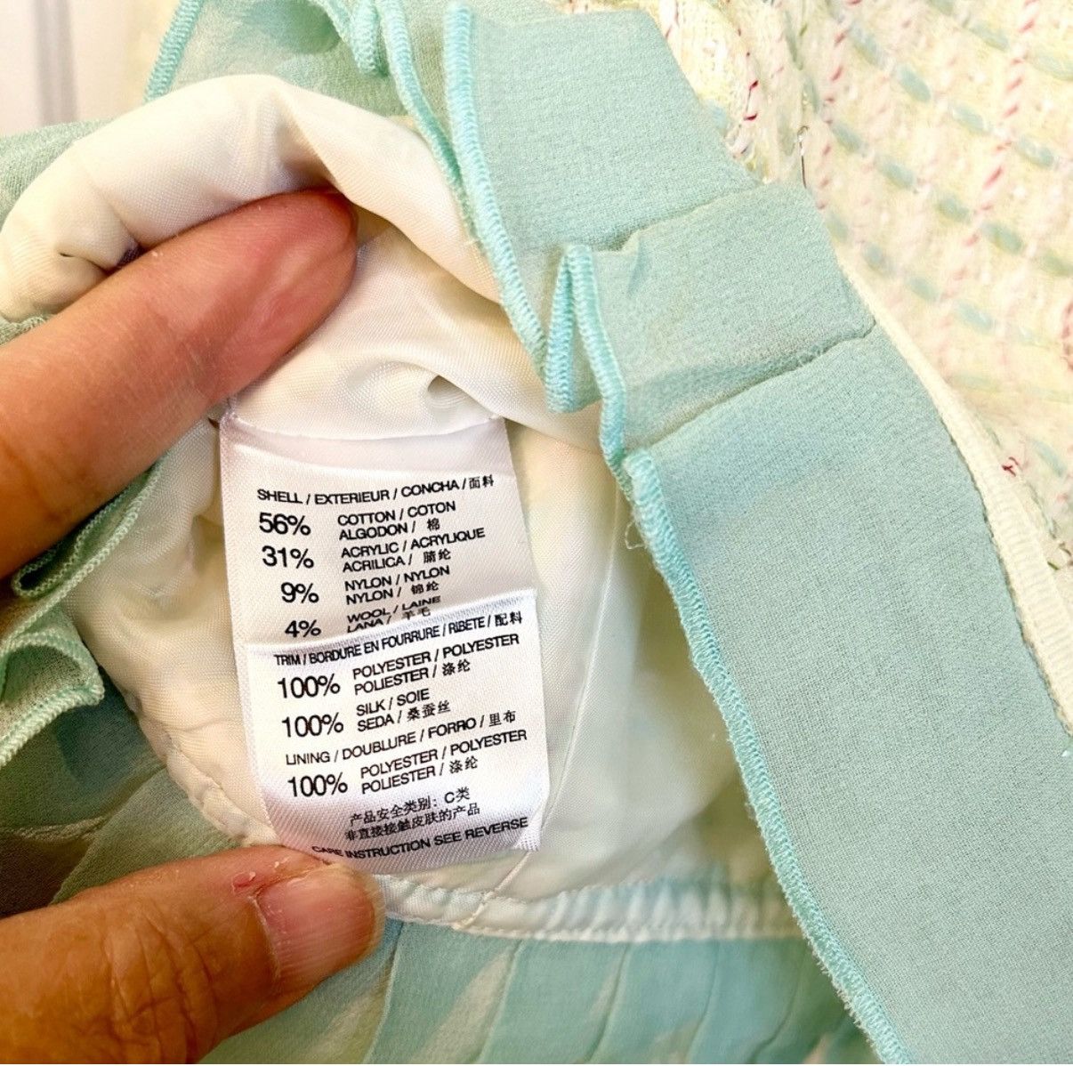 Other Joan & David tweed jacket with silk trimmings Size XS / US 0-2 / IT 36-38 - 3 Thumbnail