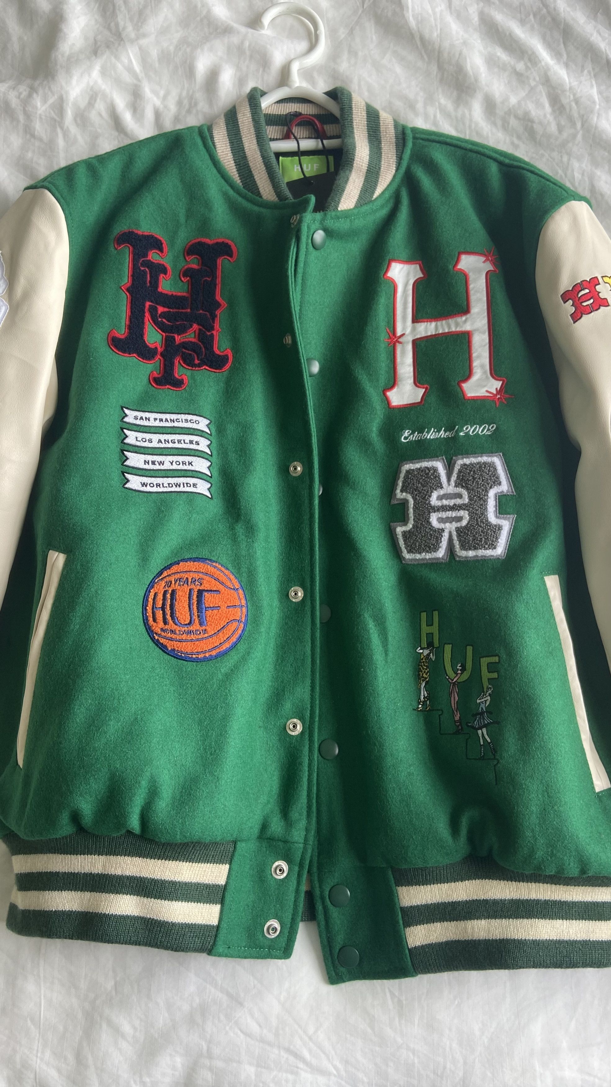 Huf HUF special-edition Classic H Varsity Jacket Size US M / EU 48-50 / 2 - 5 Thumbnail