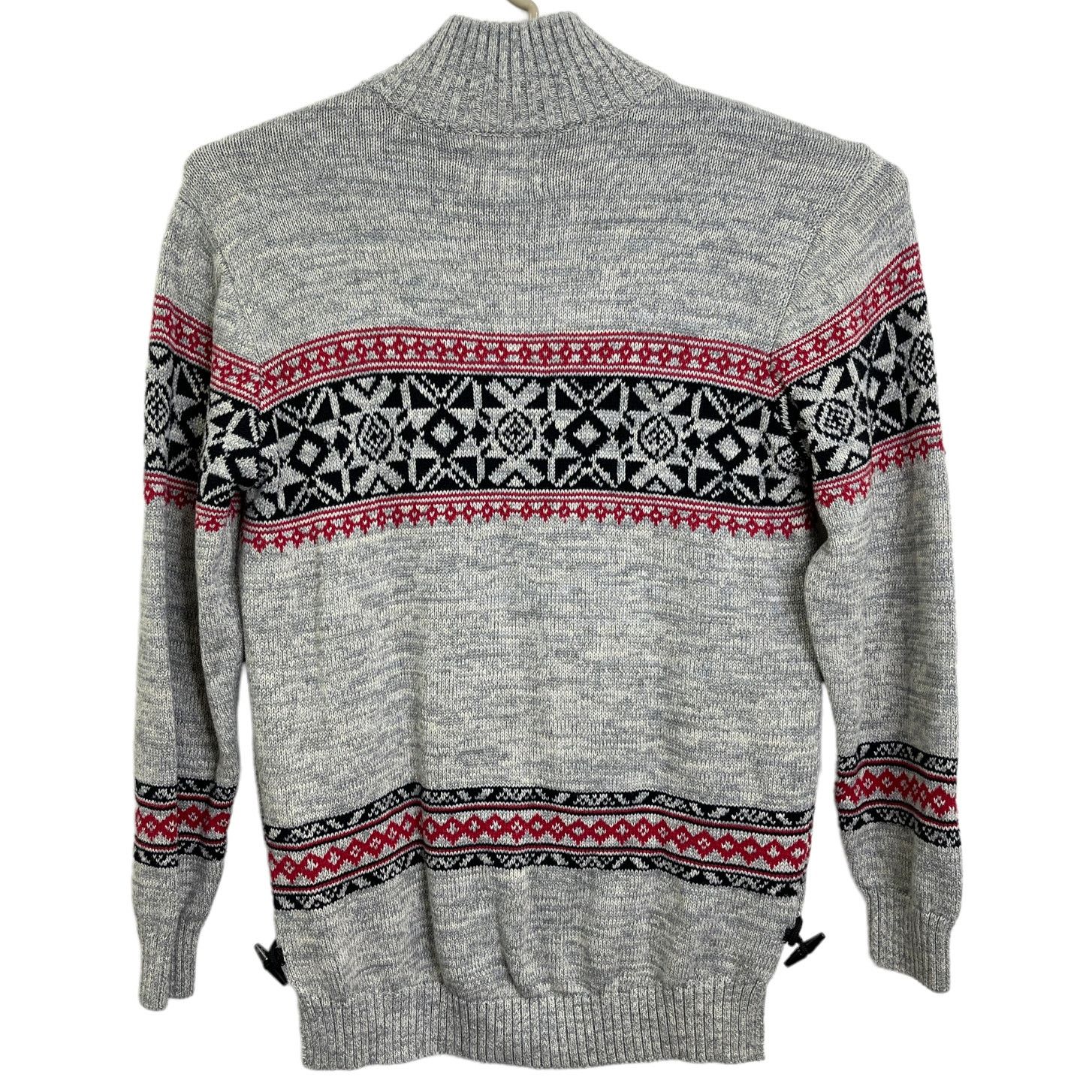 Staple Pigeon Gray Nordic Henley Sweater Toggles Size Large, Men's — image 3 of 6