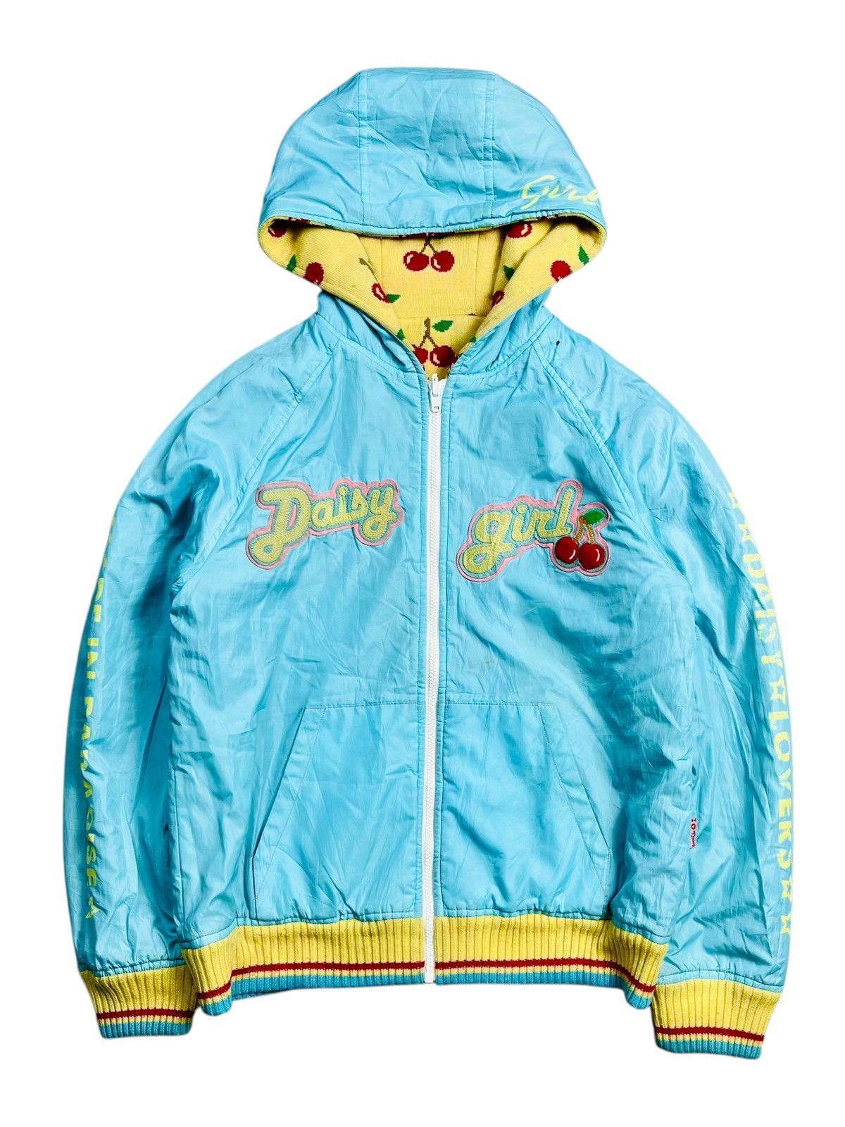 Angel Blue 2000s Daisy Lovers - Reversible Chunk Knitted Sweater Jacket Size US L / EU 52-54 / 3 - 3 Thumbnail