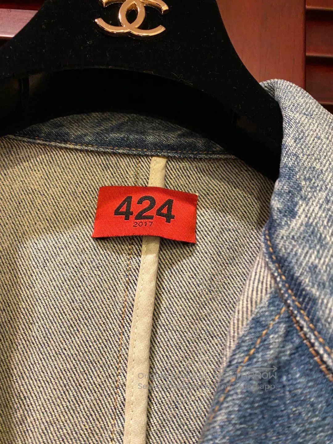424 424 Men's Long Denim Jacket. Size US S / EU 44-46 / 1 - 3 Thumbnail