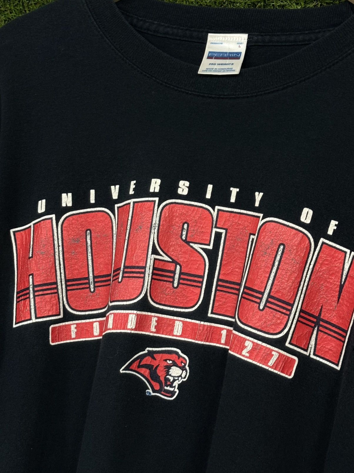Vintage Vintage University of Houston Cougar Long Sleeve Shirt Texas Size US L / EU 52-54 / 3 - 2 Thumbnail