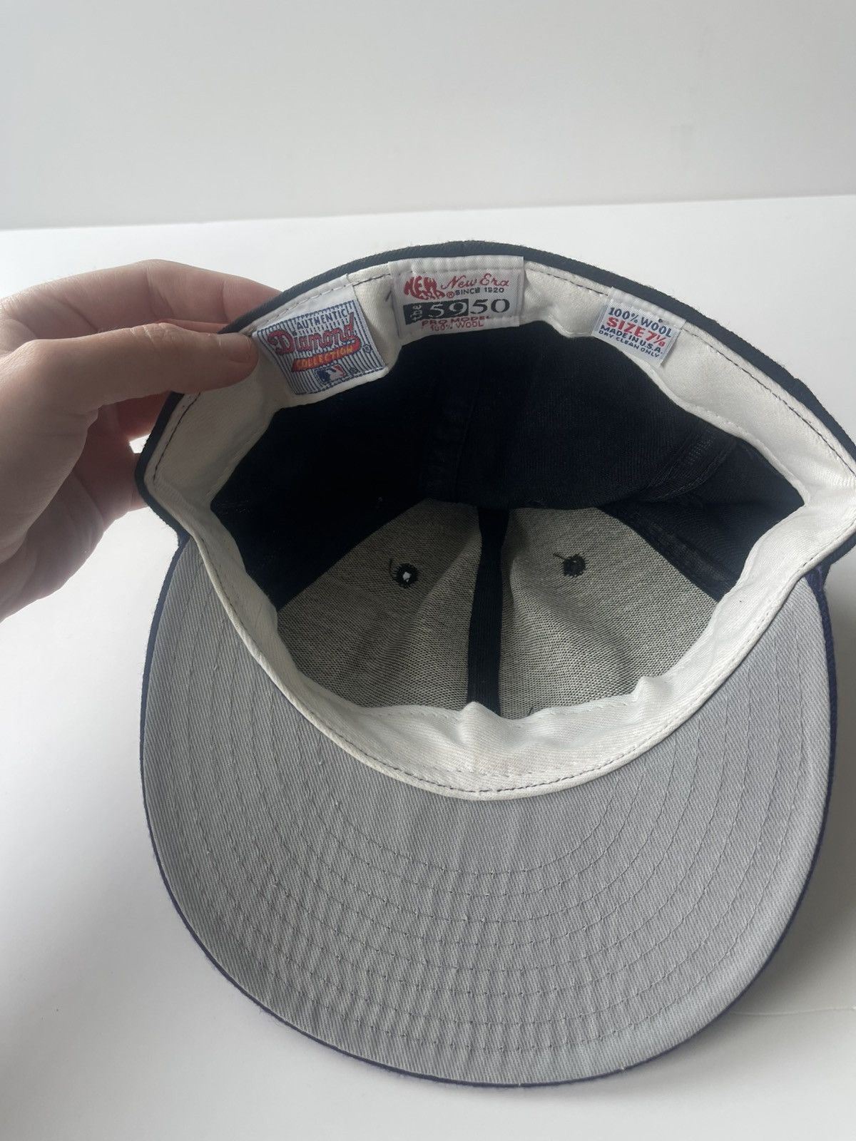 New Era VTG Tampa Bay Devil Rays Hat New Era 5950 Diamond Collection Size ONE SIZE - 5 Thumbnail