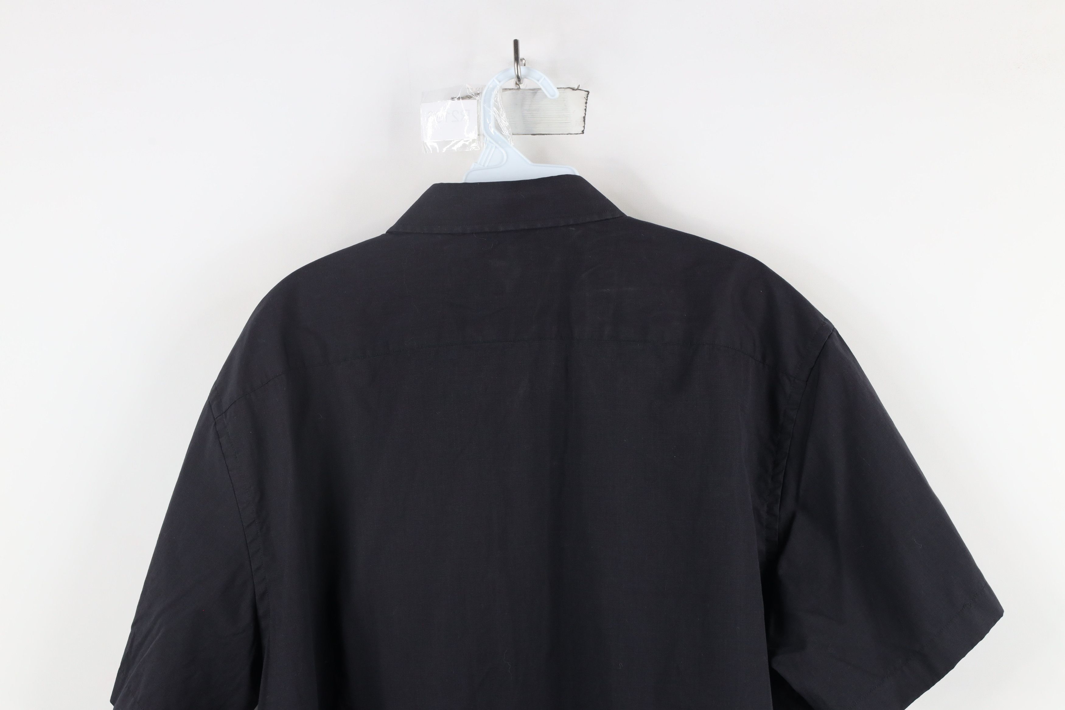 UNTUCKit × Vintage Untuckit Mens Short Sleeve Collared Button Shirt Black Size US XXL / EU 58 / 5 - 10 Thumbnail
