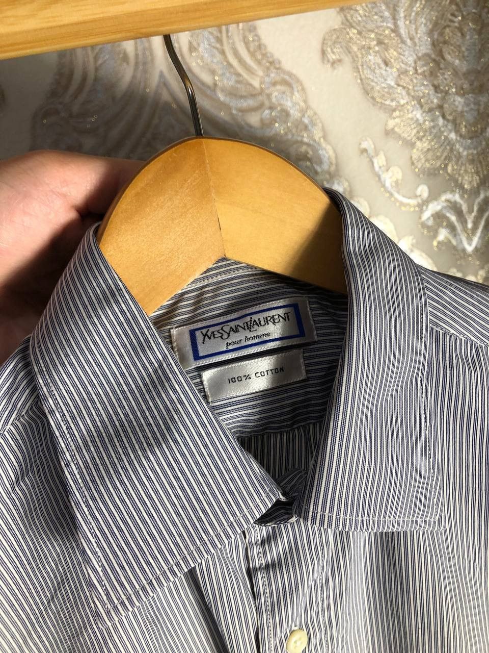 Yves Saint Laurent VINTAGE YVES SAINT LAURENT CLASSIC SHIRT DESIGNER Y2K 90s Size US XL / EU 56 / 4 - 4 Thumbnail