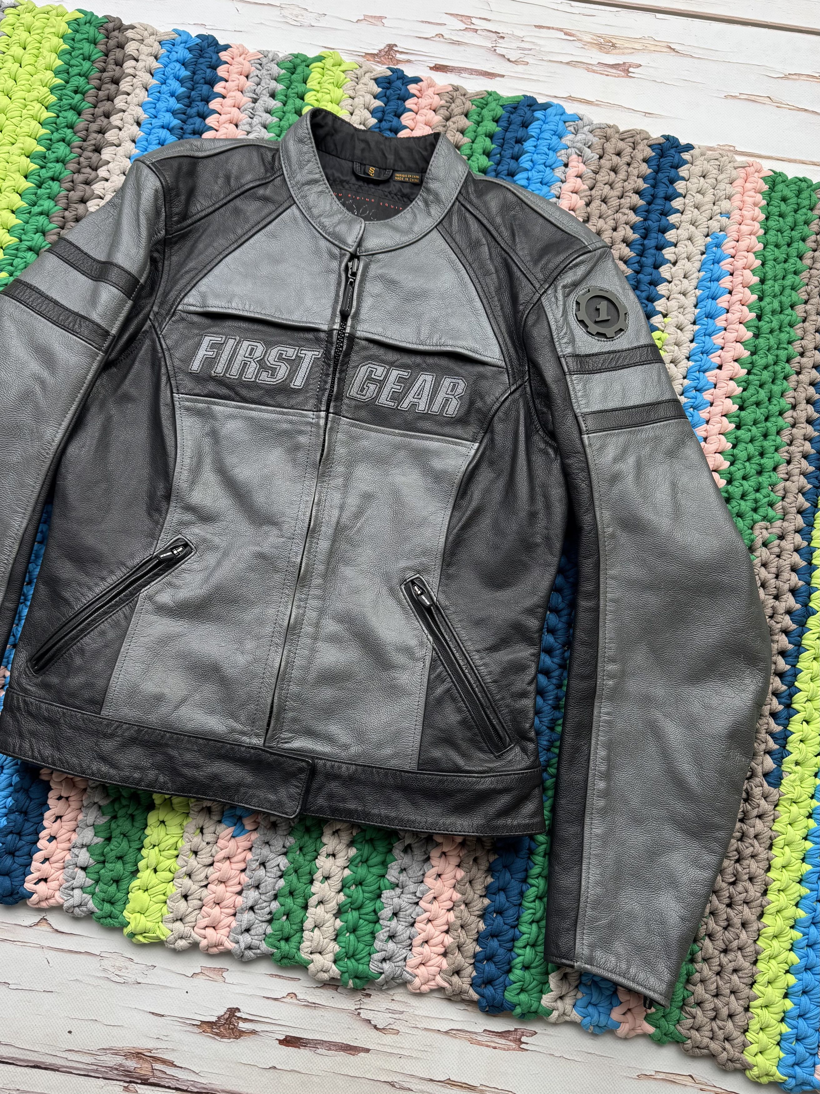 Vintage Vintage Racing Leather Jacket (ET1)(D15) Size US S / EU 44-46 / 1 - 3 Thumbnail