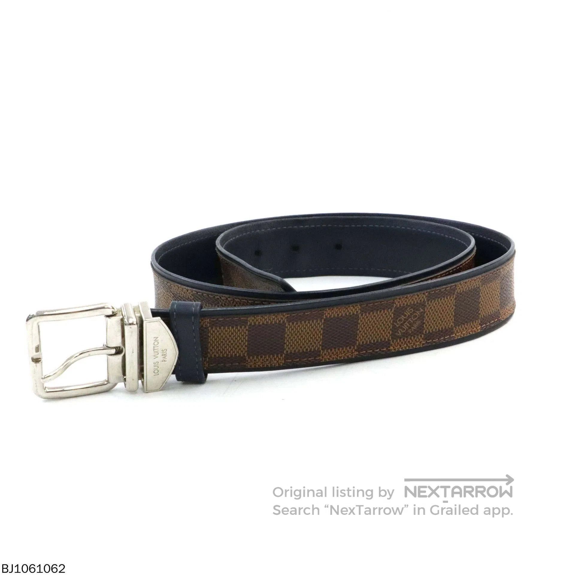 Louis Vuitton louis vuitton checkered buckle belt size 85 Size ONE SIZE - 1 Thumbnail