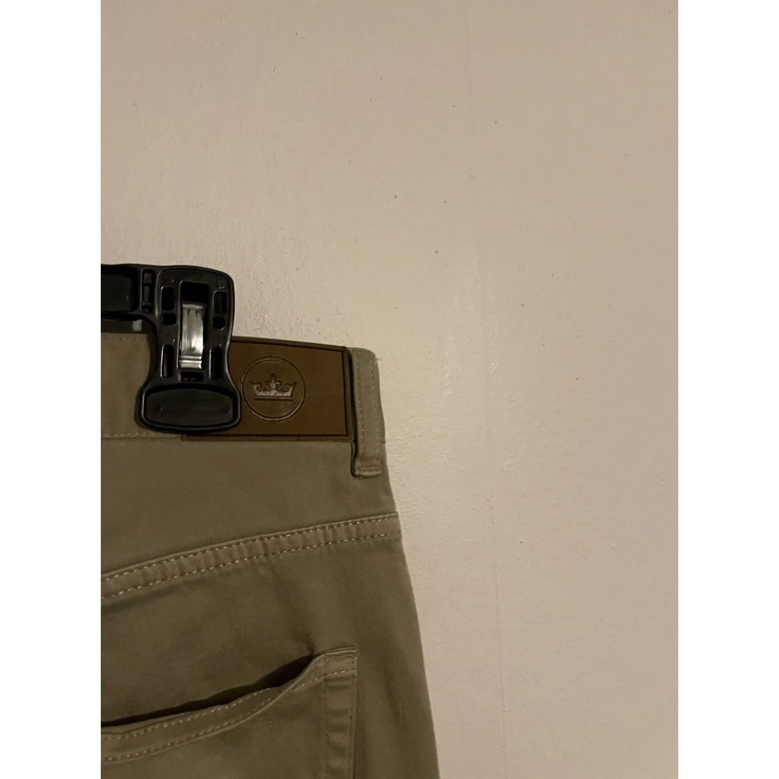 Peter Millar Peter Millar Pants Chino Khaki Five-Pocket Ultimate Sateen MF19B39 Beige Mens 32 Size US 32 / EU 48 - 4 Thumbnail