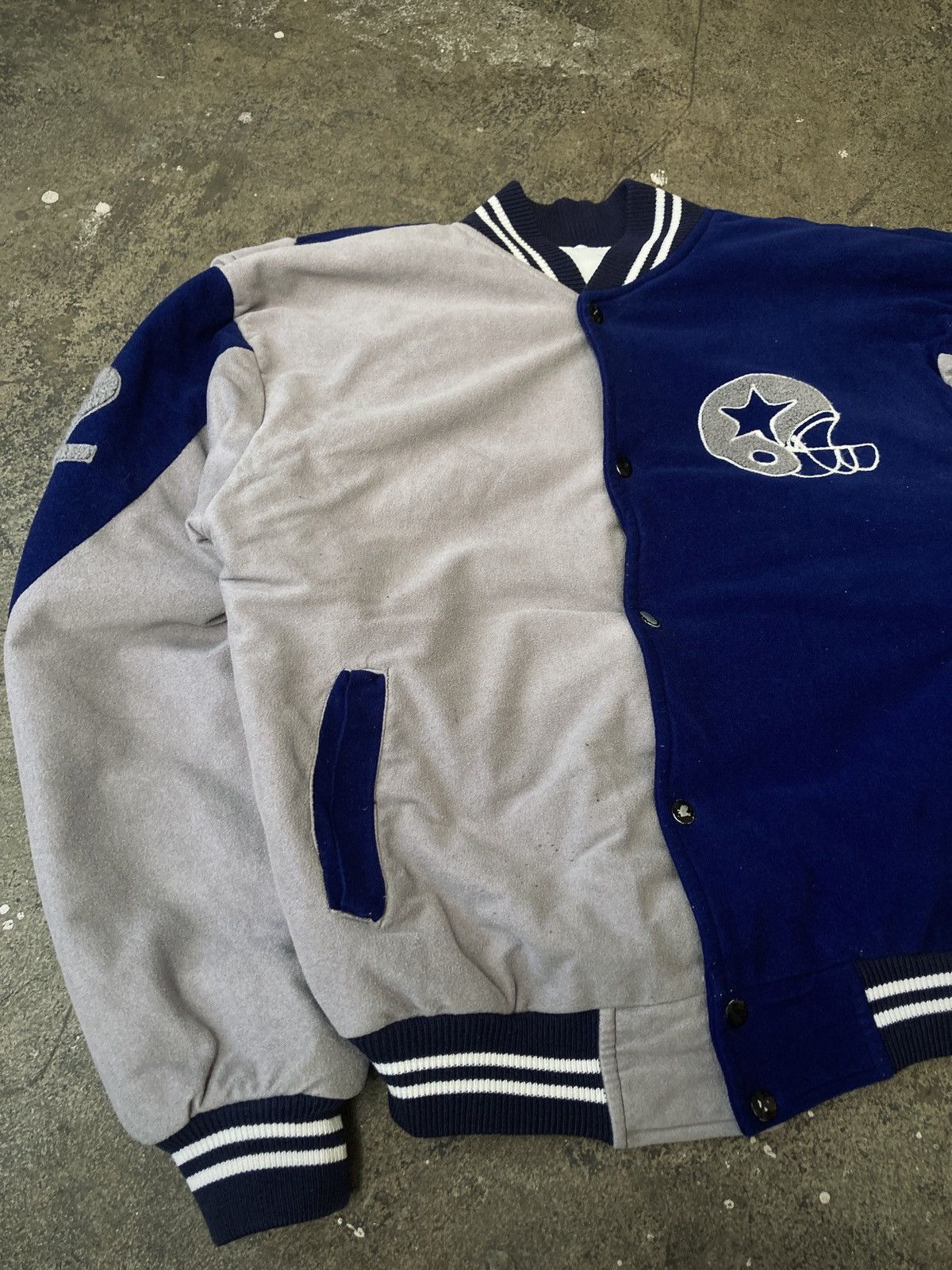 NFL × Vintage Vintage 90s Dallas Cowboys Bomber Jacket Size US L / EU 52-54 / 3 - 4 Thumbnail