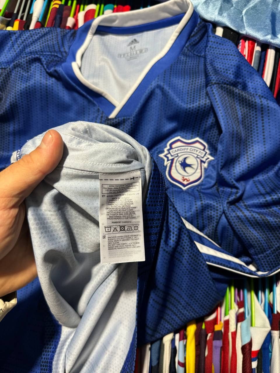 Adidas × Vintage Vintage Cardiff City 2019/20 Adidas Soccer Jersey Blokcore Size US M / EU 48-50 / 2 - 13 Thumbnail