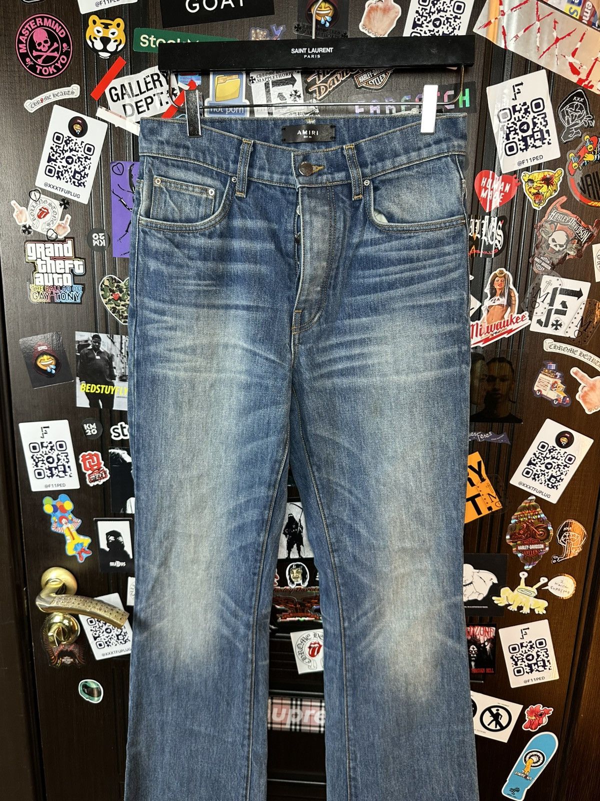 Amiri Amiri Flare Button up Jeans Denim 30 Size US 30 / EU 46 - 4 Thumbnail