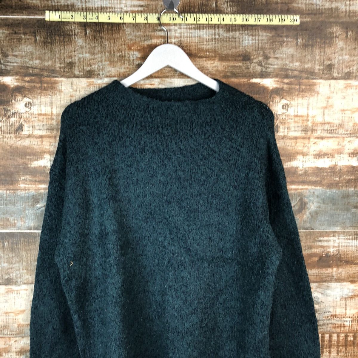 Homespun Knitwear × Uniqlo Uniqlo japan vintage Green Knitwear #A1744 Size US L / EU 52-54 / 3 - 5 Thumbnail