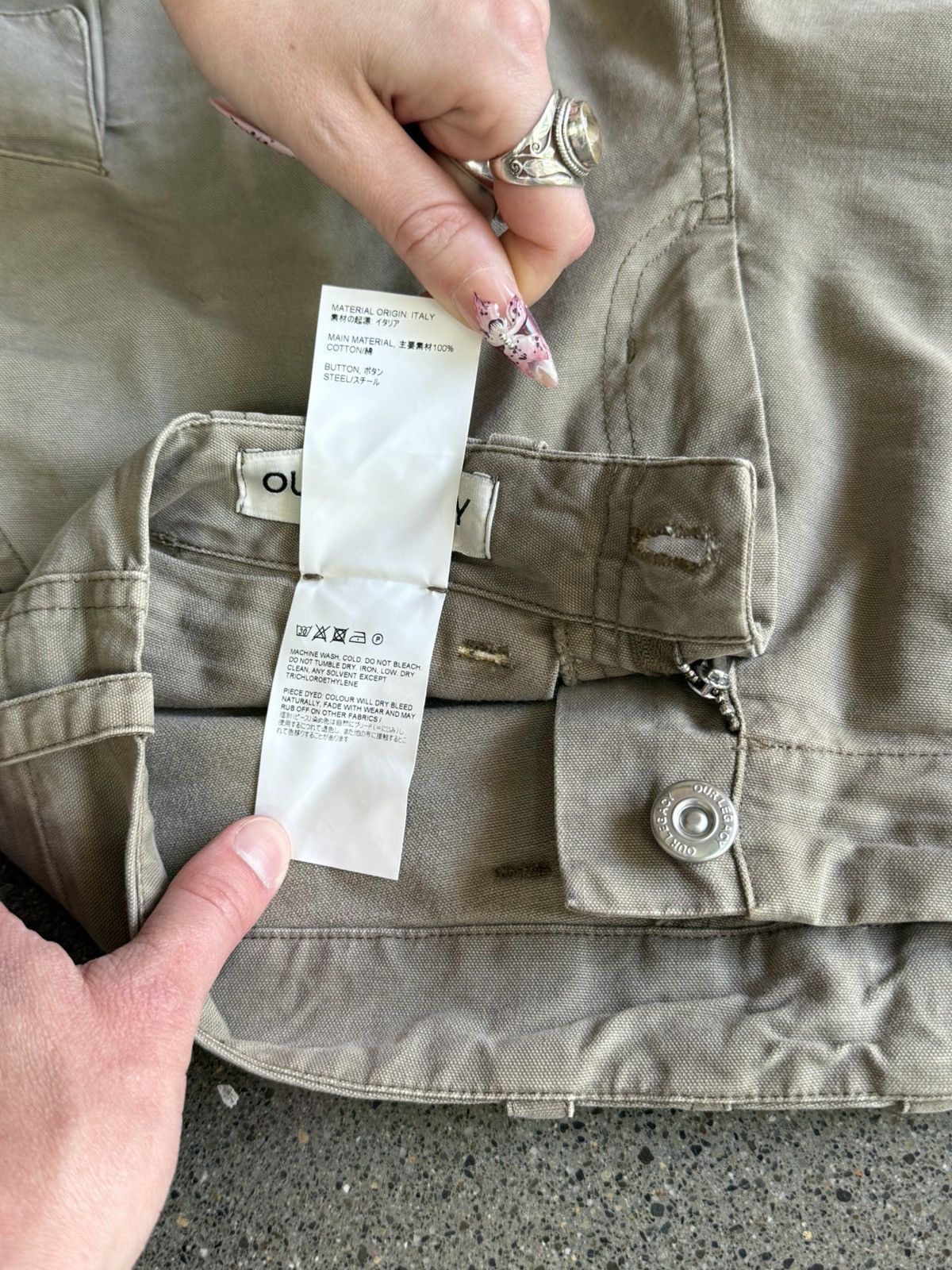 Our Legacy OUR LEGACY Mount Cargo - Olive green Size US 30 / EU 46 - 6 Thumbnail