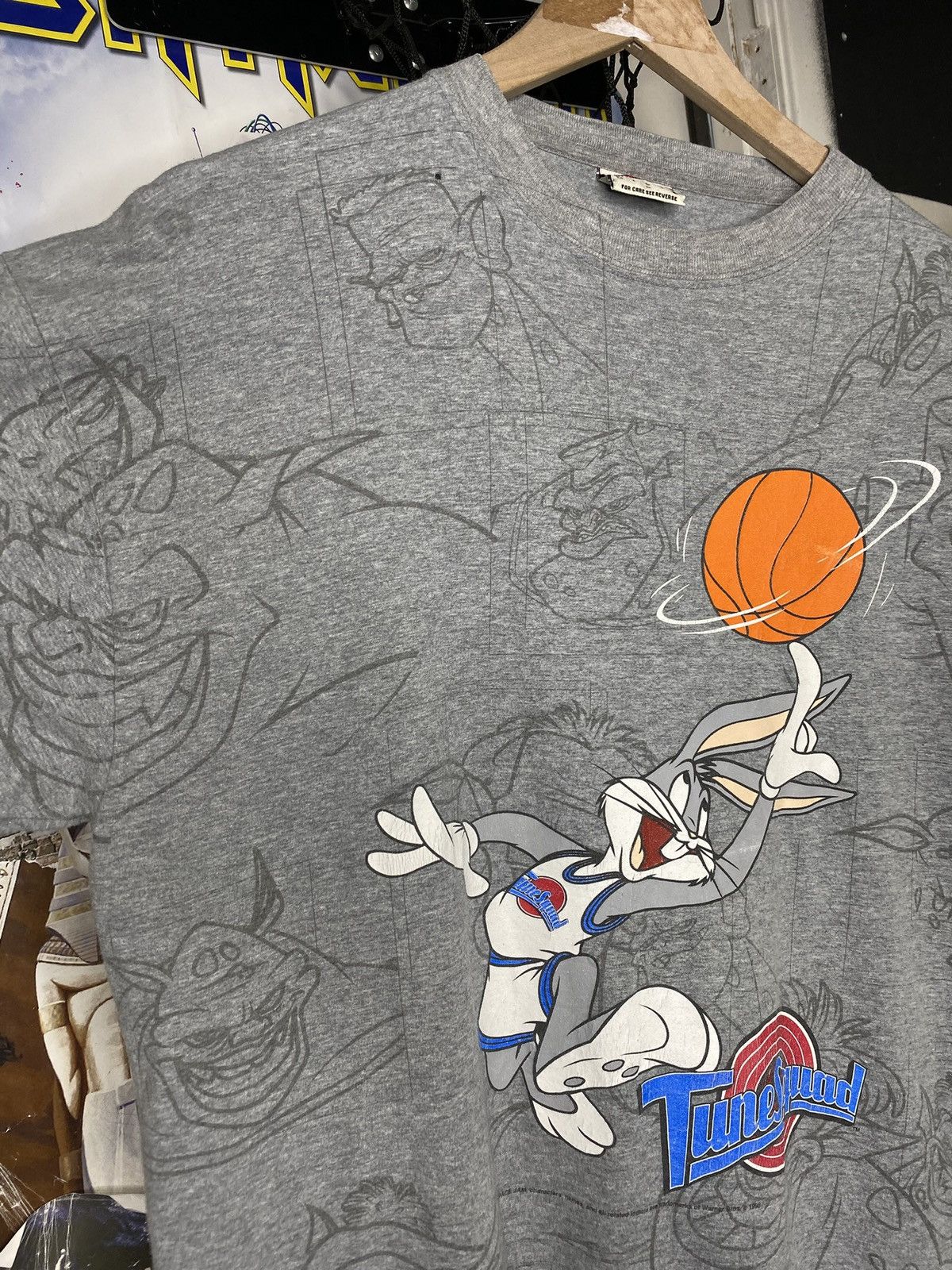 Vintage Vintage 90’s Space Jam Movie T-Shirt Vtg Looney Tunes Large Size US L / EU 52-54 / 3 - 8 Thumbnail