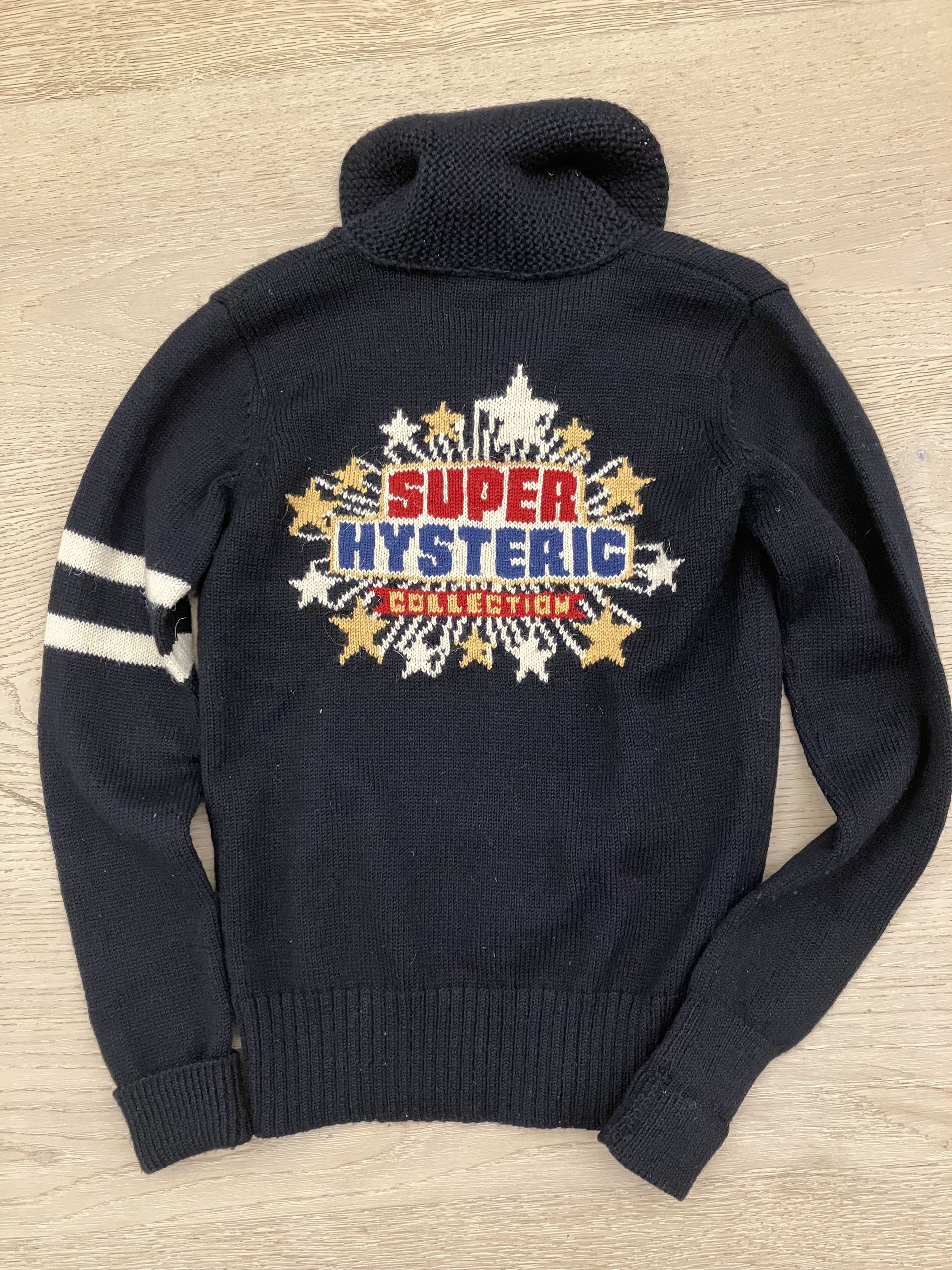 Hysteric Glamour Hysteric Glamour Sweater knit super shawl collar cardigan Size M / US 6-8 / IT 42-44 - 1 Thumbnail