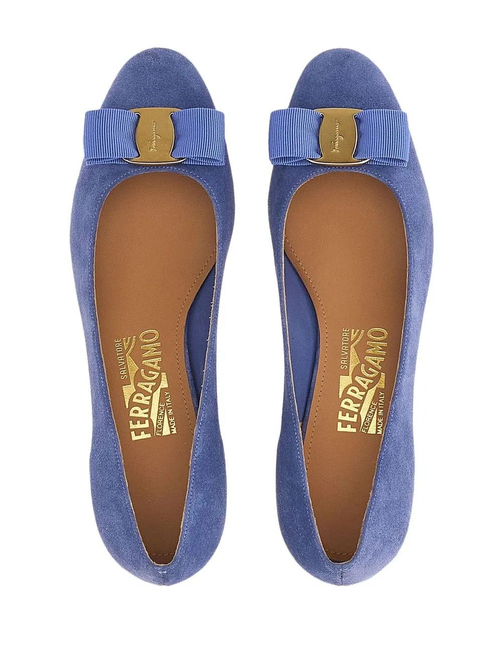 Salvatore Ferragamo o1y0426 Block Heel Pumps in Blue Size US 5 / IT 35 - 4 Thumbnail