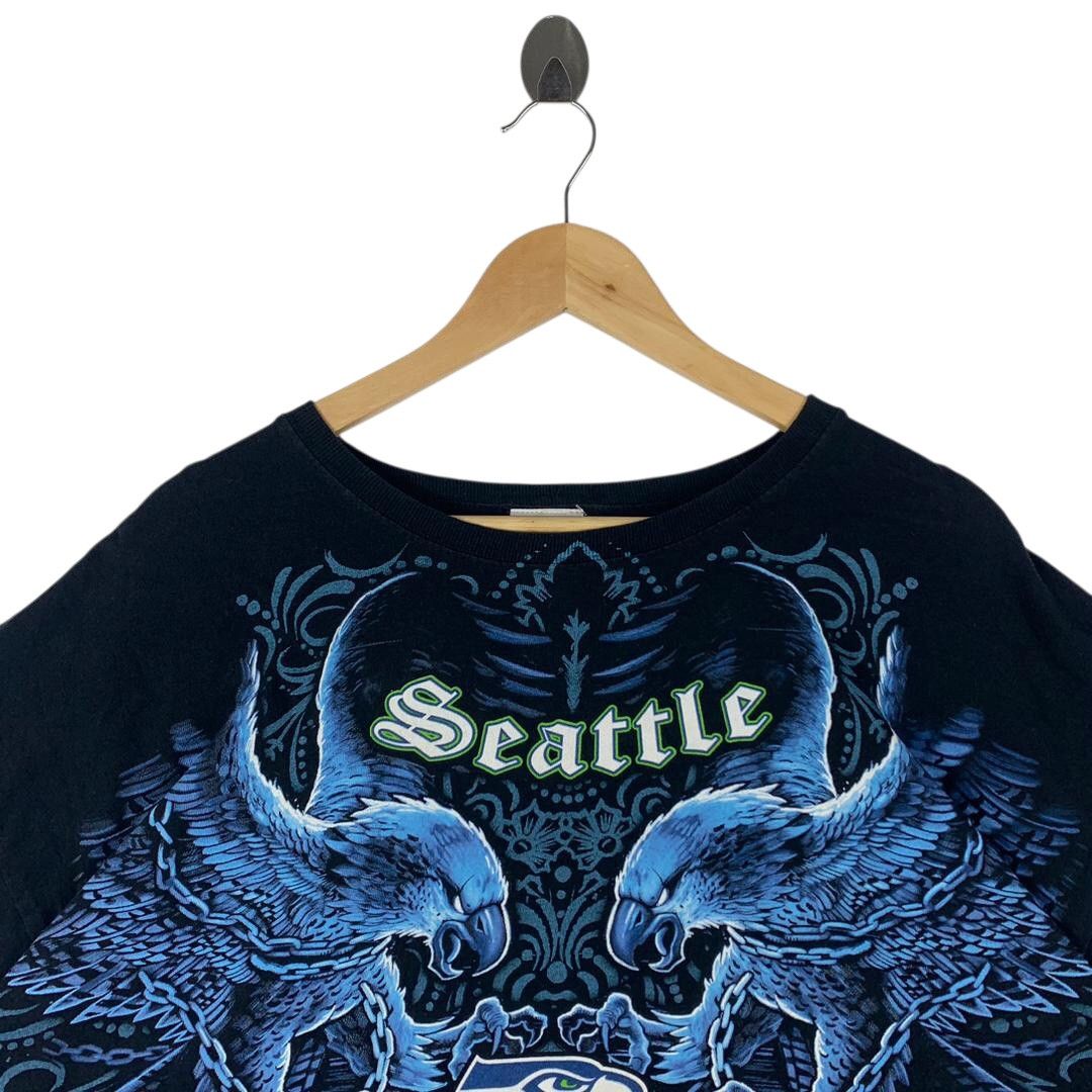 Other Vintage Style Seattle Seahawks Graphic Y2K Tee Size US XXL / EU 58 / 5 - 2 Thumbnail