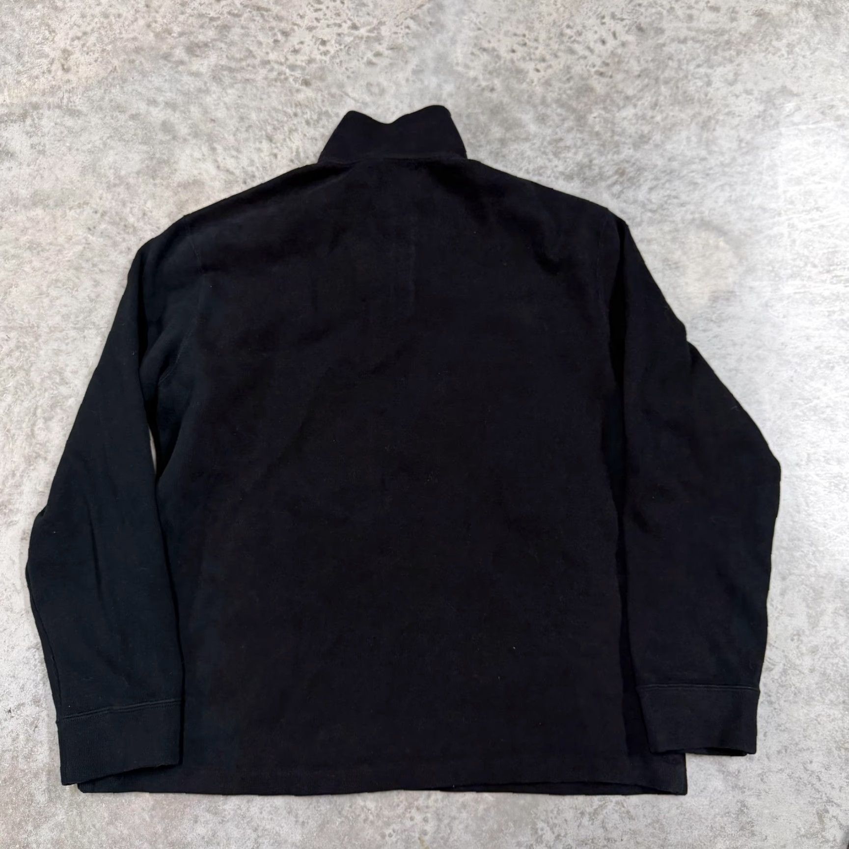 Polo Ralph Lauren VINTAGE Polo Ralph Lauren Sweatshirt Mens XL Black 1/4 Zip Mock Neck Pullover Pony Logo Size US XL / EU 56 / 4 - 5 Thumbnail