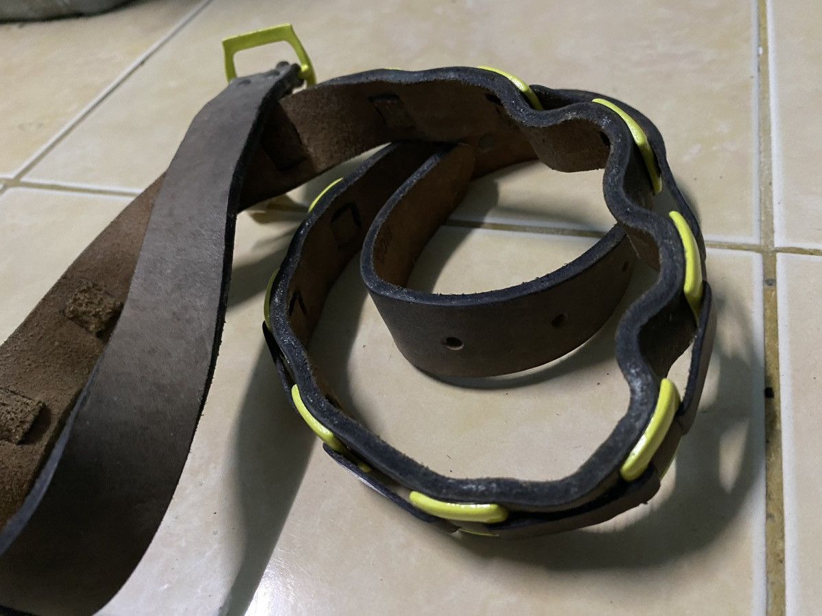 Diesel × Vintage Vtg Belt Diesel Leather Size ONE SIZE - 4 Thumbnail
