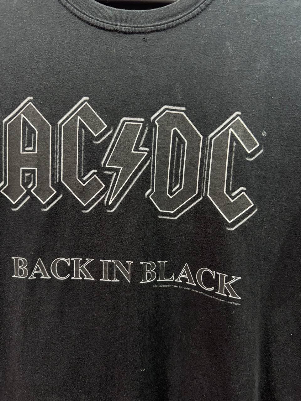 AC/DC × Vintage AC/DC Back in Black 2015 T-Shirt Size US M / EU 48-50 / 2 - 3 Thumbnail