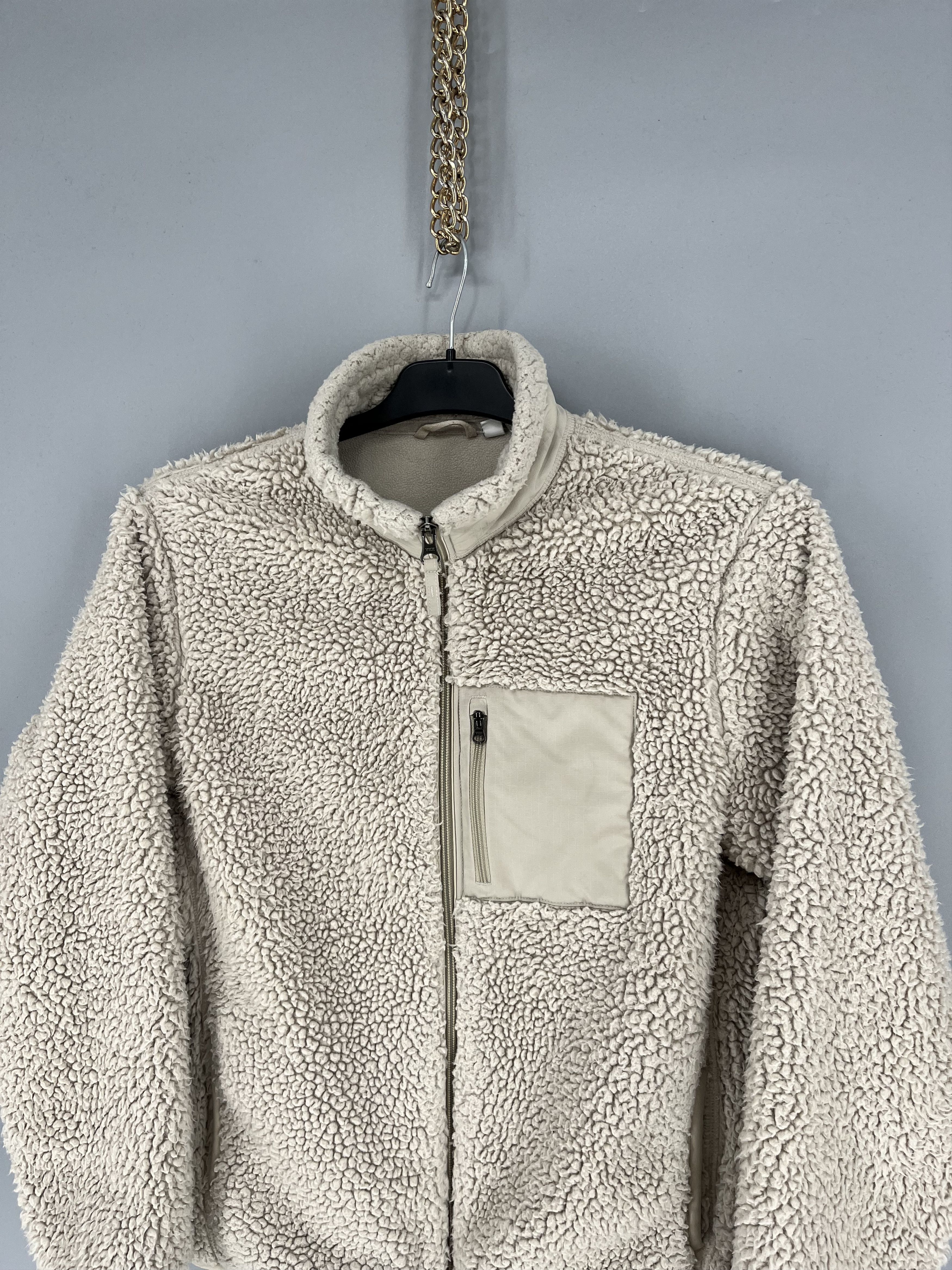Japanese Brand × Uniqlo Vintage Y2K Uniqlo Sherpa White High Pile Fleece Size S / US 4 / IT 40 - 6 Thumbnail