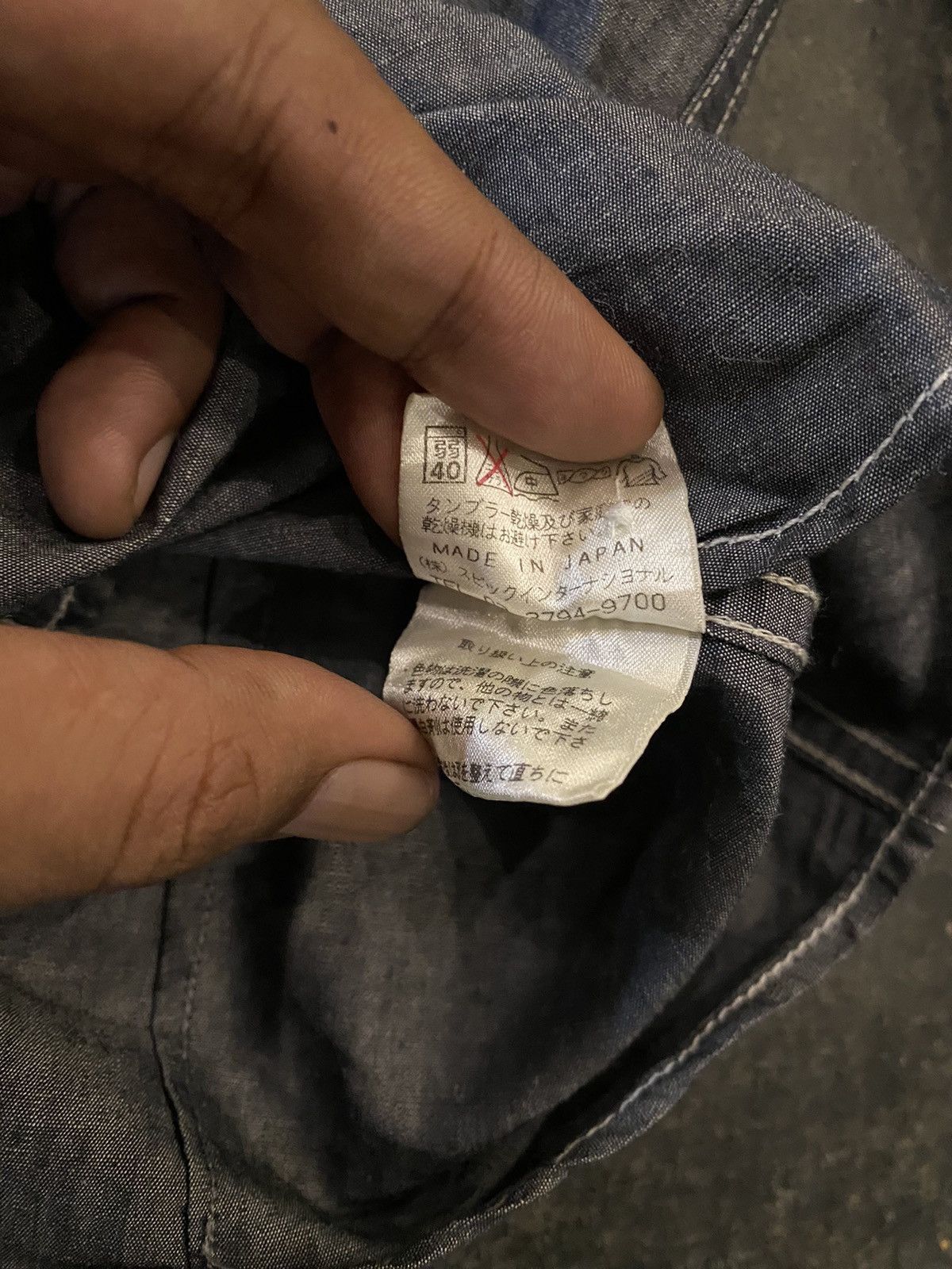 Beauty Beast × Japanese Brand × Tornado Mart Tornado Mart Japan Chambray long Shirt Size US M / EU 48-50 / 2 - 8 Thumbnail