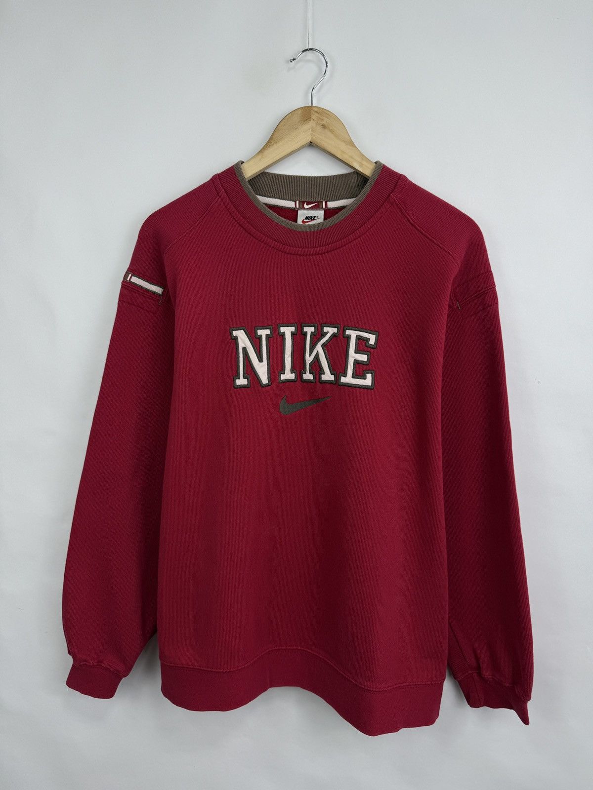 Nike 🇺🇸 Vintage 90s Nike Archive Sweatshirt Y2K Rare Retro Size US M / EU 48-50 / 2 - 3 Thumbnail