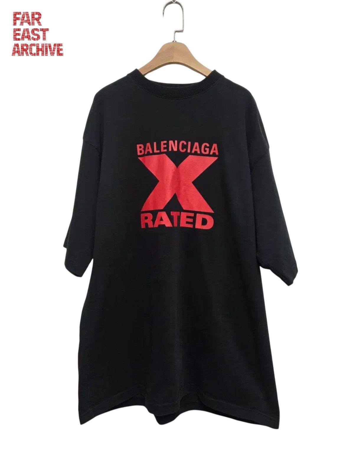 Balenciaga Balenciaga X Rated Oversized Tshirt Size US M / EU 48-50 / 2 - 1 Thumbnail