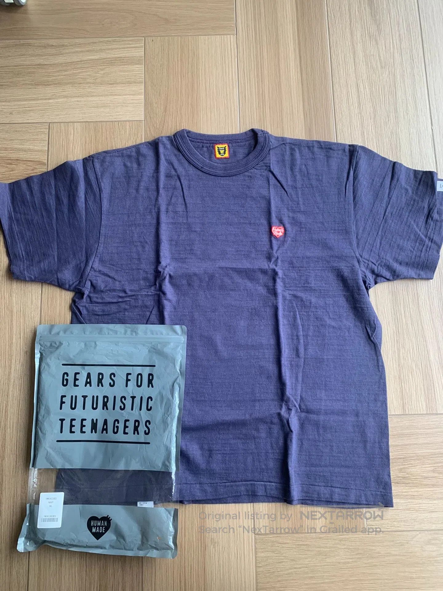 Human Made HUMAN MADE Heart Slub Cotton T. Size US M / EU 48-50 / 2 - 1 Thumbnail