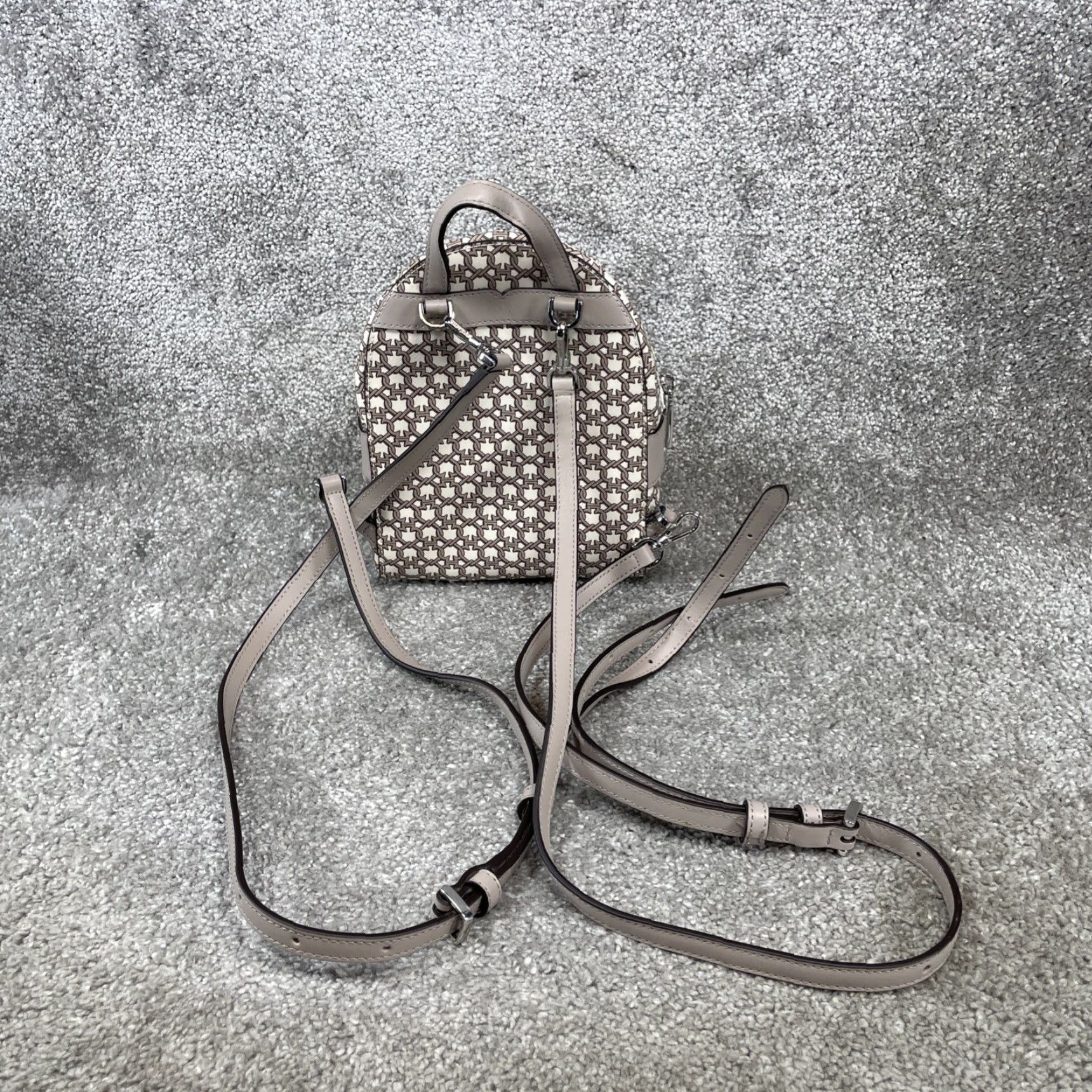 Vintage kate spade new york Backpack Womens Size Mini Link Convertible Front Zip Pocket Size ONE SIZE - 3 Thumbnail