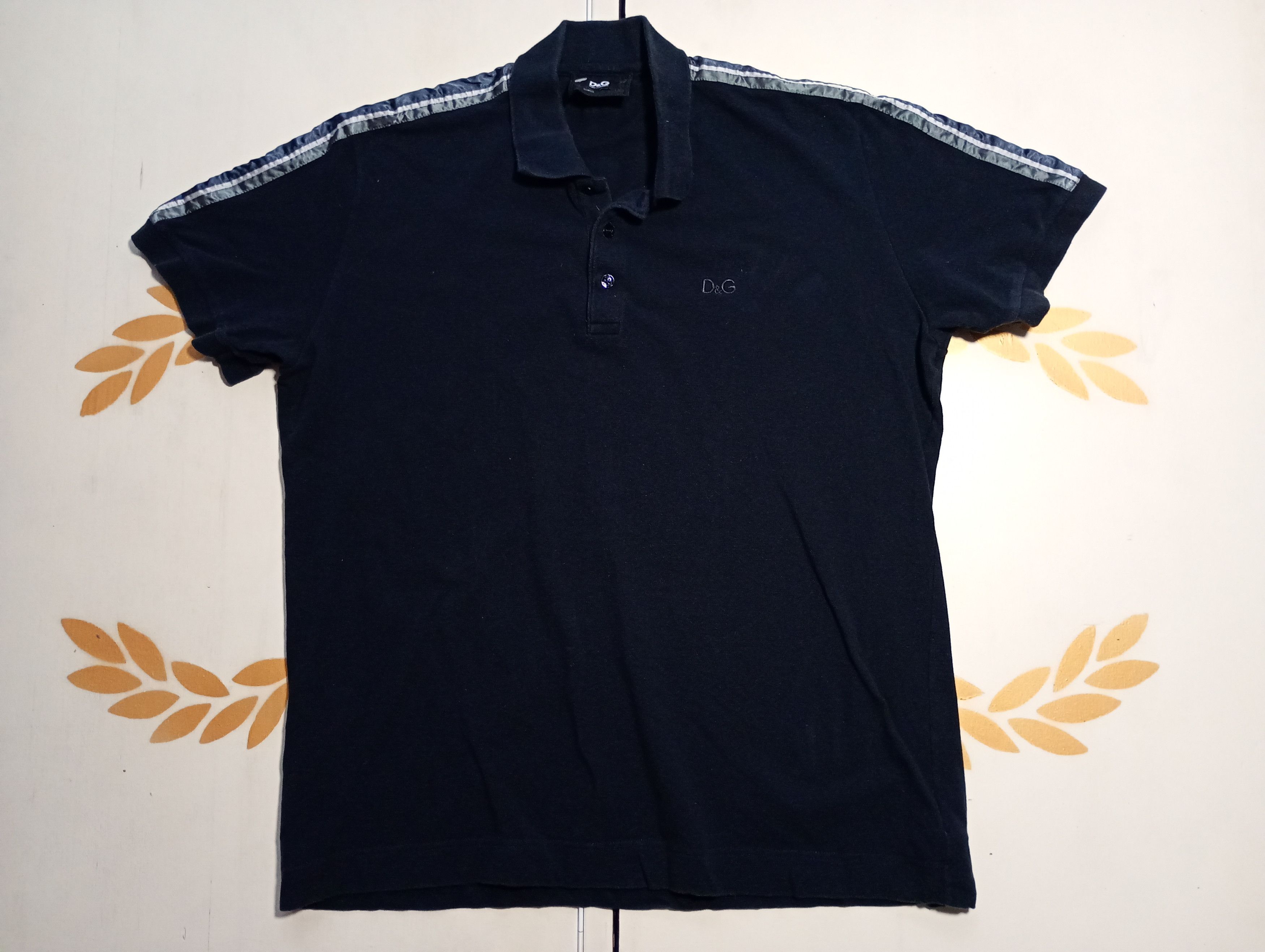 Designer × Dolce & Gabbana Dolce & Gabbana Polo Shirt Vintage 90's Size US XL / EU 56 / 4 - 2 Thumbnail