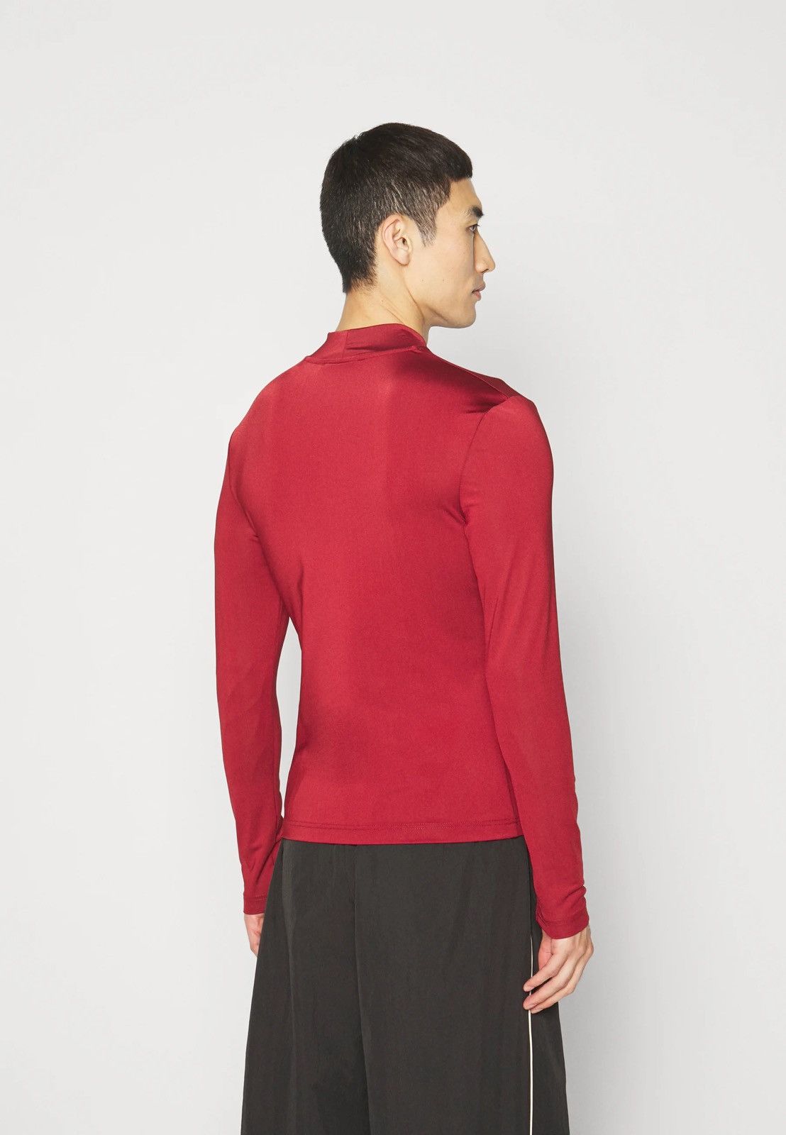 Han Kjobenhavn !DS! SS23 Han Kjobenhavn Logo Stretch Jersey Red Turtleneck Size US S / EU 44-46 / 1 - 9 Thumbnail