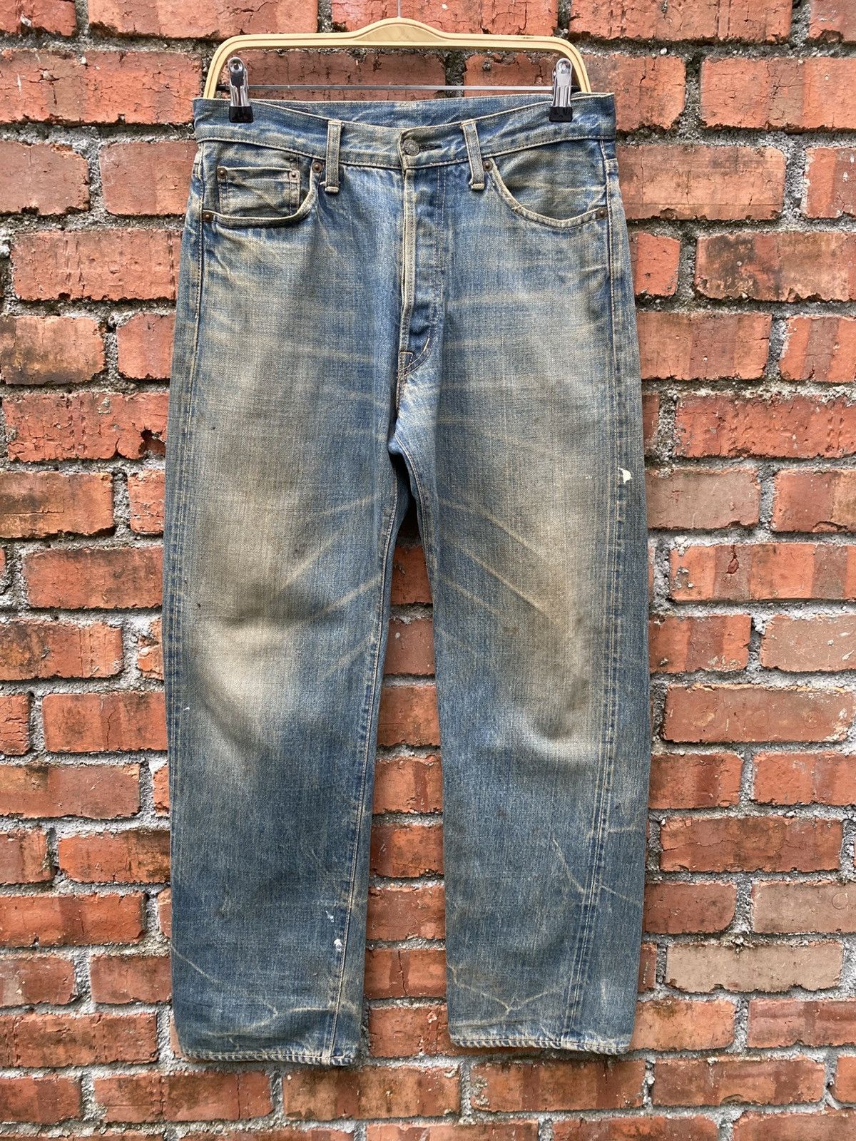 Japanese Brand × Vintage W31x30 Omnigod japanese jeans redline Size US 31 - 1 Thumbnail