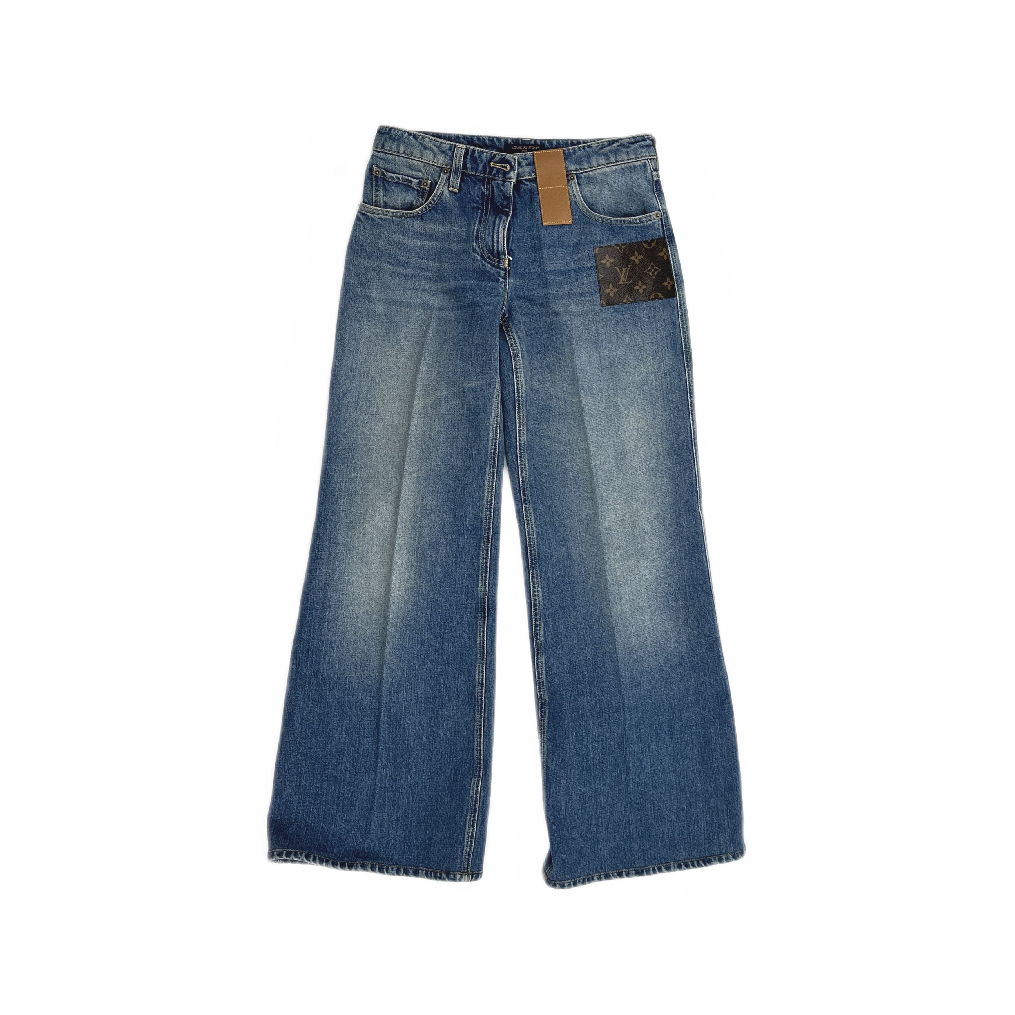Louis Vuitton Louis Vuitton Logo Patch Jeans Size 38 Size 27" / US 4 / IT 40 - 1 Thumbnail