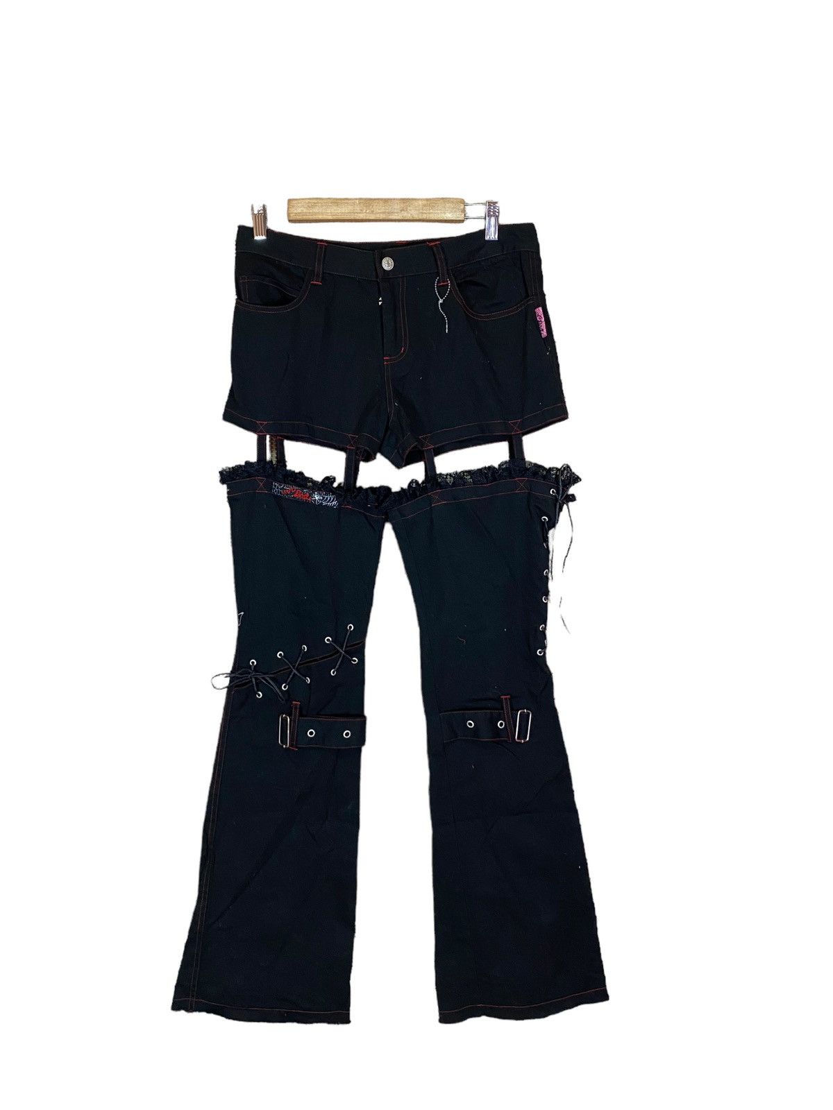 image of If Six Was Nine x Seditionaries Very Mad Girl By Mad Punk Gothic Punk Style Flared in Black (Size 3