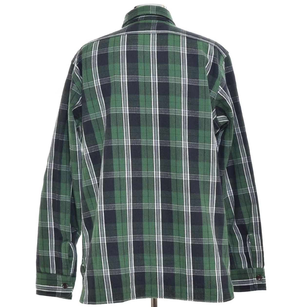 Warehouse DUCK DIGGER WAREHOUSE checked flannel shirt 40 Green Men Size US L / EU 52-54 / 3 - 2 Thumbnail