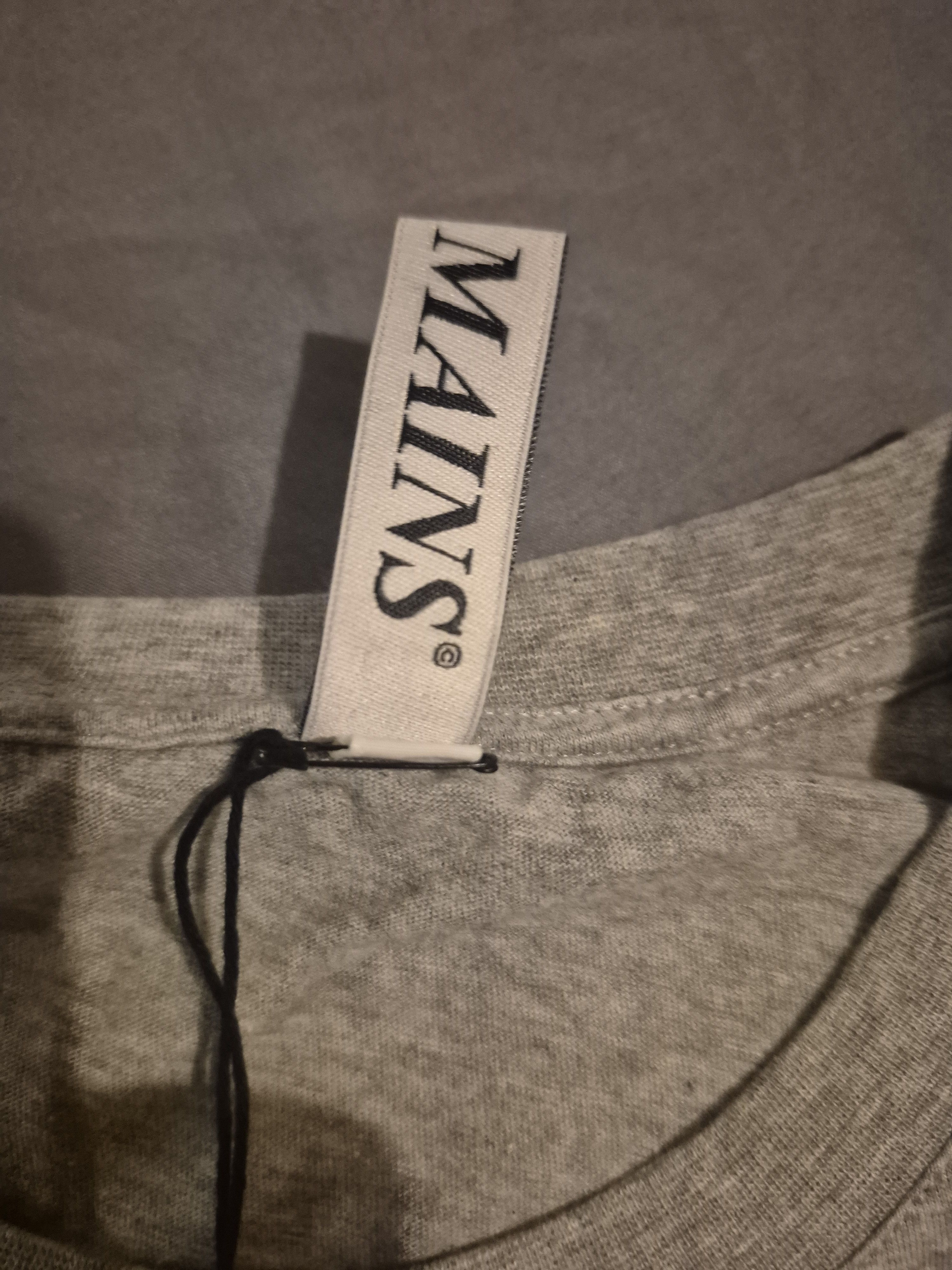 MAINS MAINS Grey SS Tee Shirt Size Medium M MSRP $125 Size US M / EU 48-50 / 2 - 3 Thumbnail