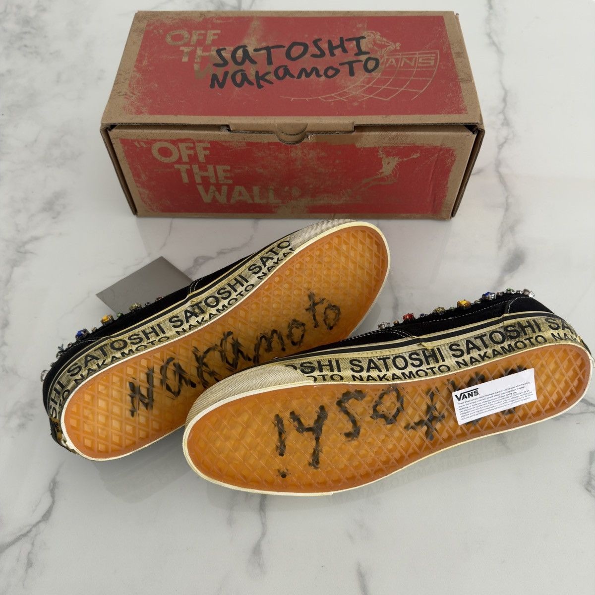 Satoshi Nakamoto × Vans Satoshi Nakamoto Vans US 12 🚫READ DESCRIPTION🚫 Size US 12 / EU 45 - 6 Thumbnail