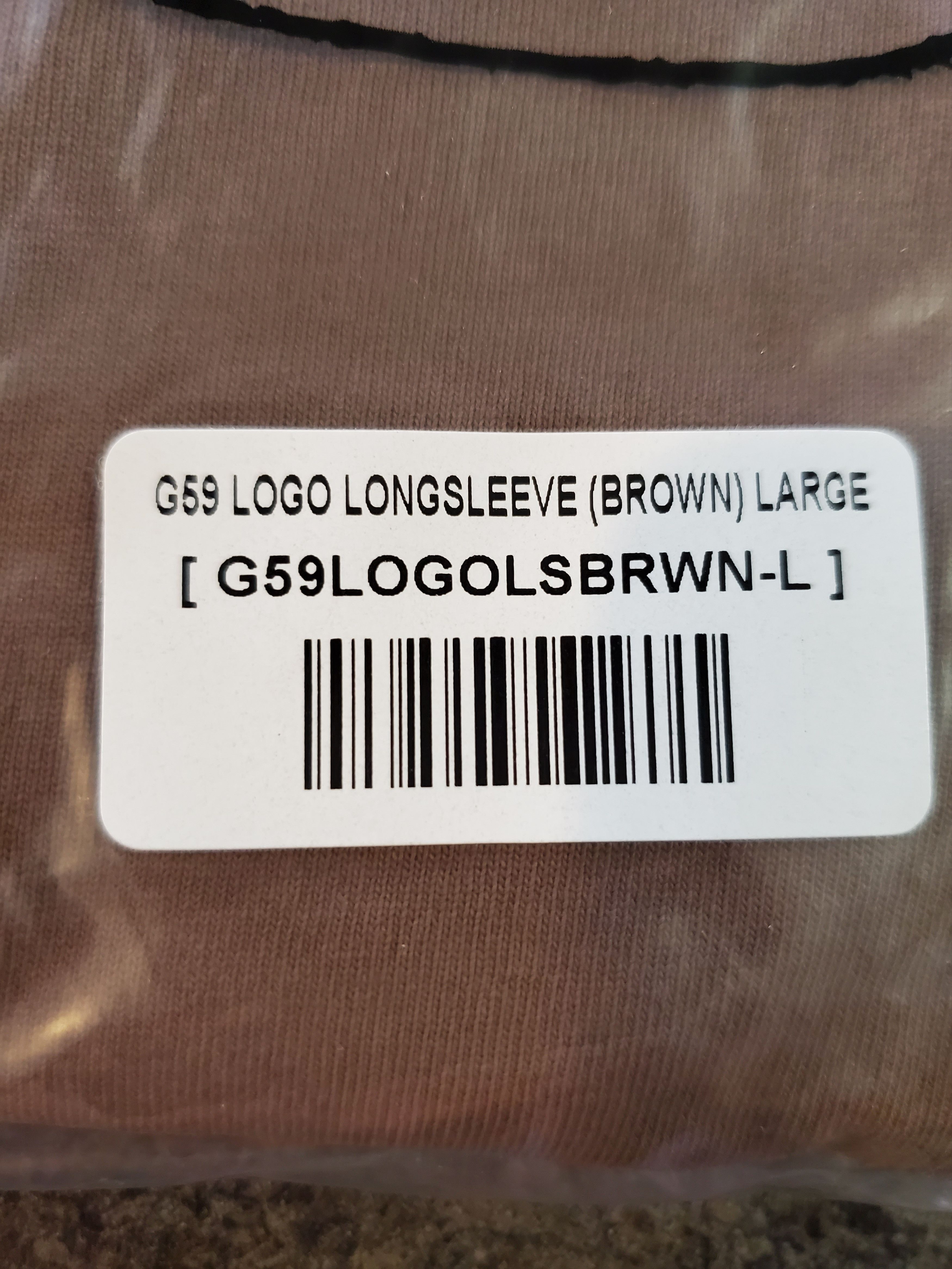 G59 Records Suicideboys G59 Logo Long Sleeve Tee Brown NEW Size US L / EU 52-54 / 3 - 3 Thumbnail
