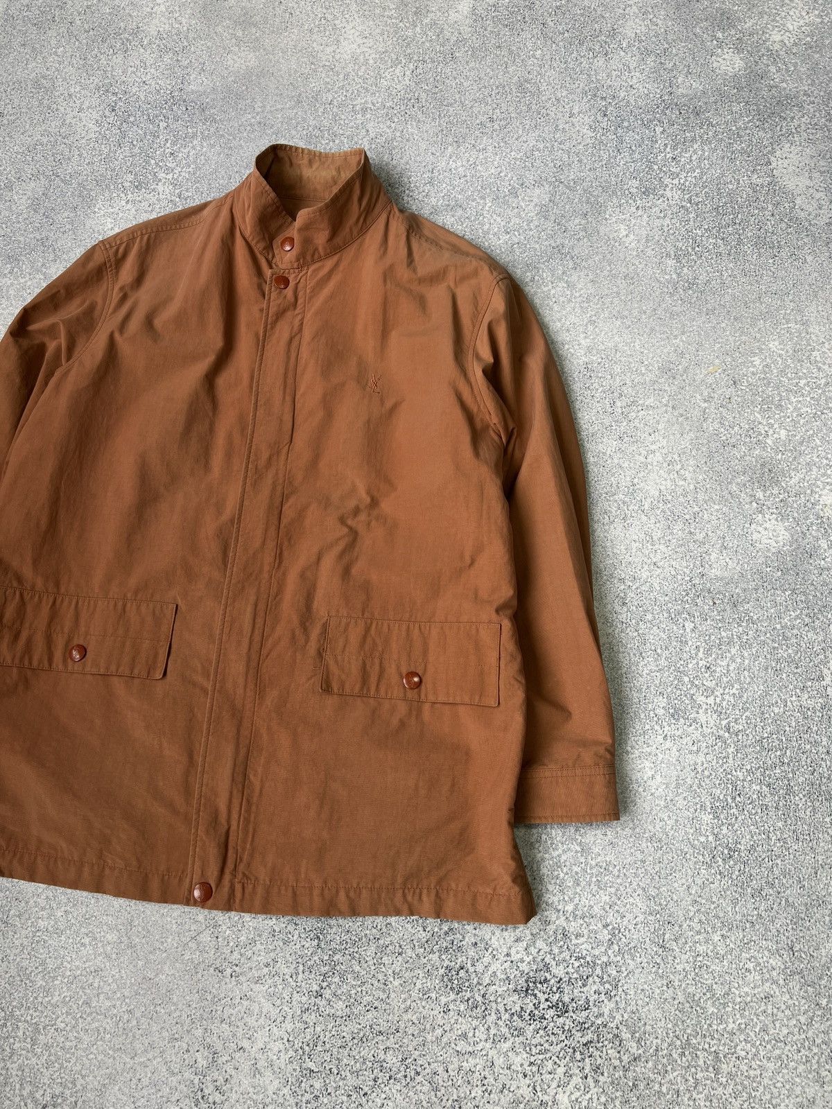 Vintage × Yves Saint Laurent Vintage YSL Yves Saint Laurent luxury Coat Size US L / EU 52-54 / 3 - 2 Thumbnail