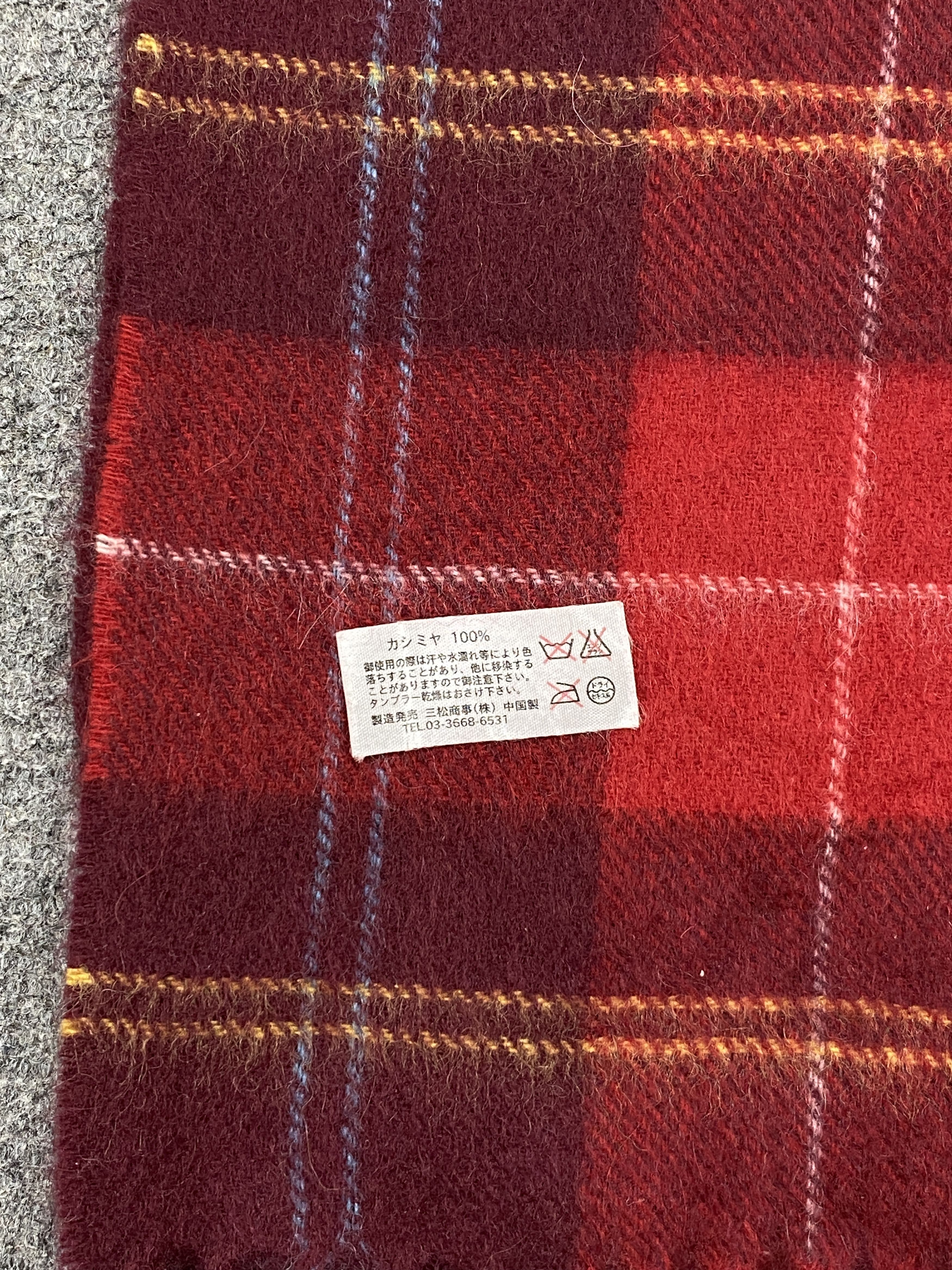 Aquascutum Aquascutum Scarf Muffler Cashmere Neckwear - SC0115 Size ONE SIZE - 5 Thumbnail