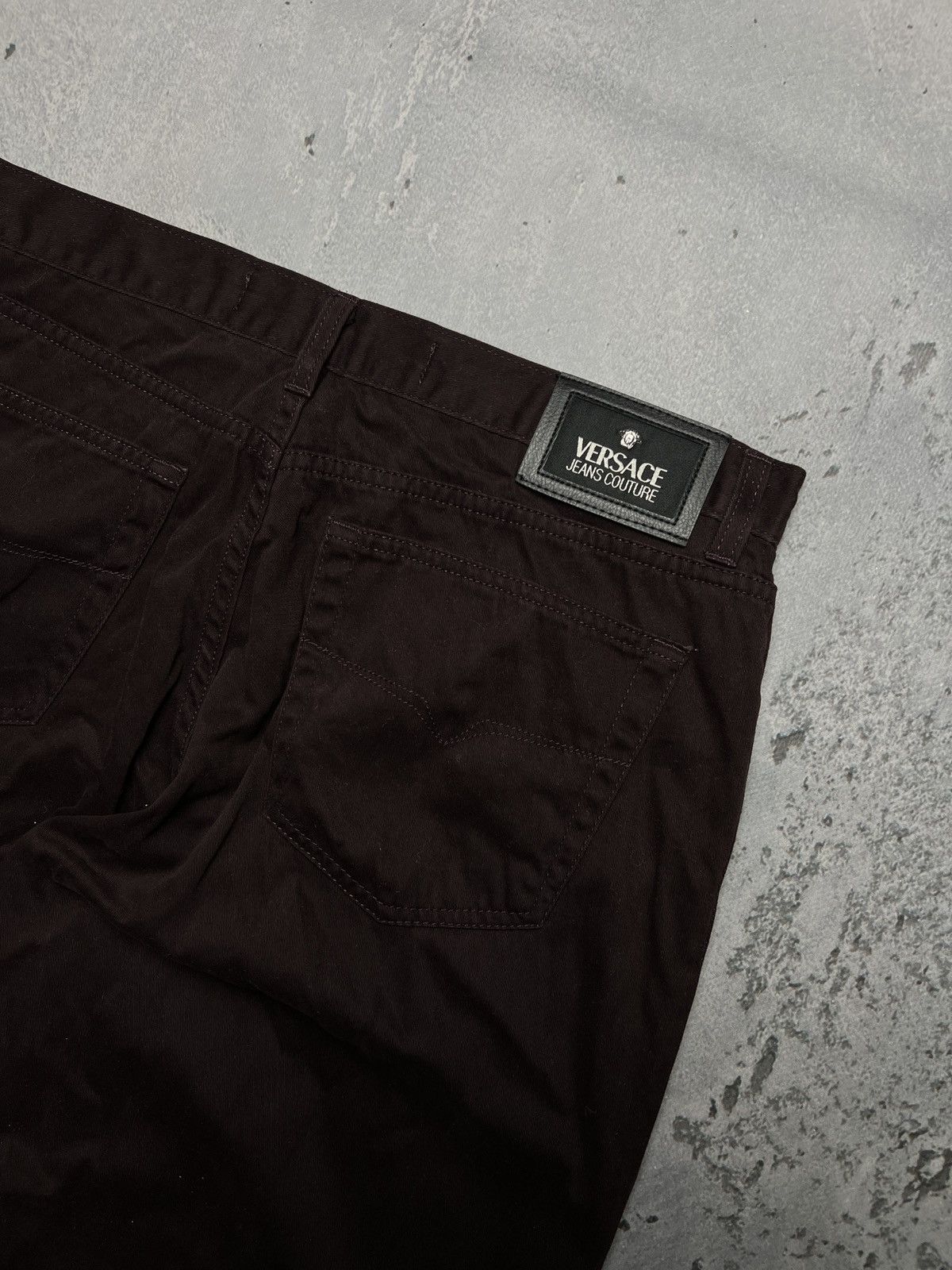 Versace Jeans Couture Versace VJC Vintage 90s Black Trousers Pants Jeans Size US 36 / EU 52 - 6 Thumbnail