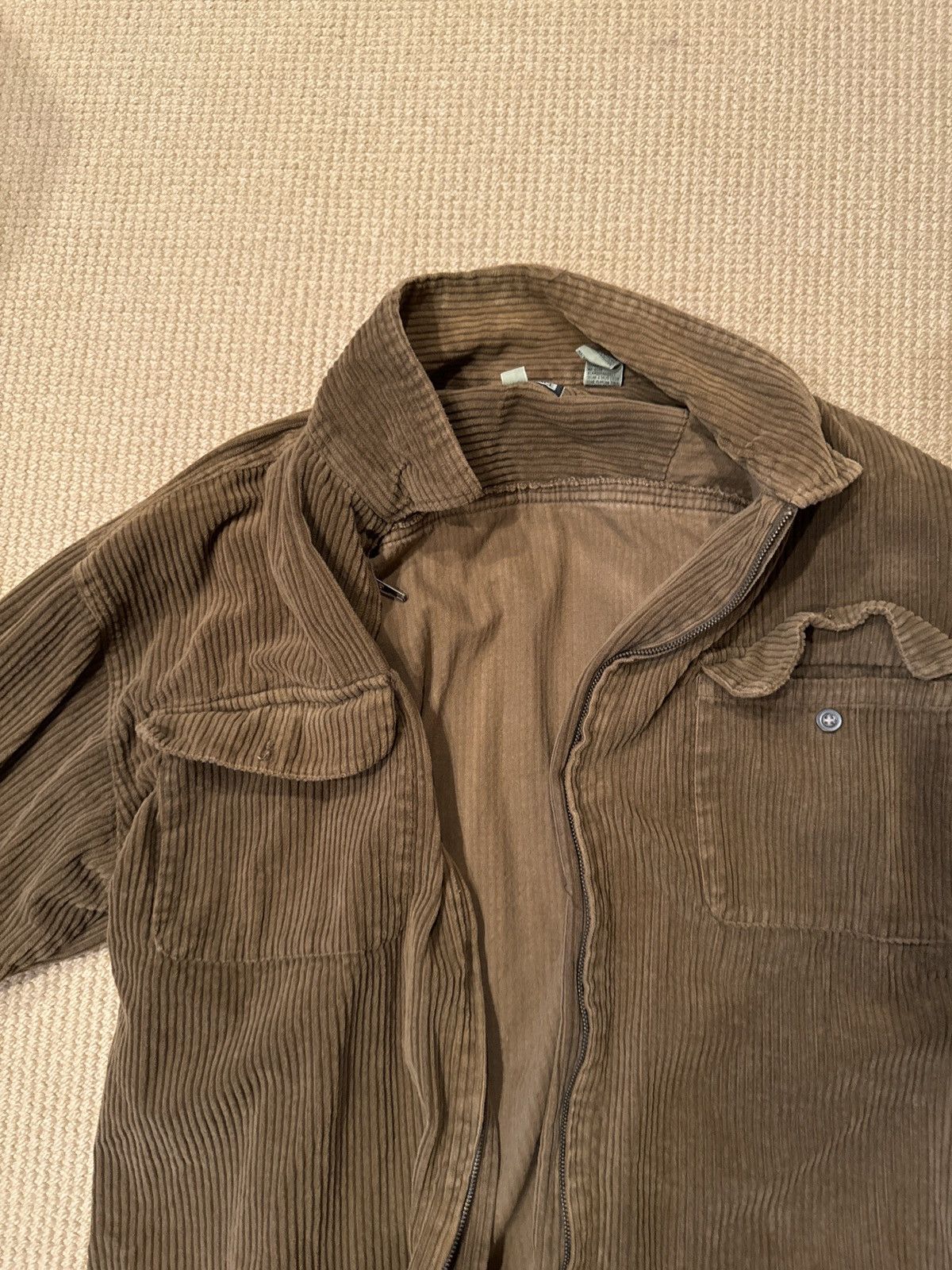 Vintage Zero Tolerance Zip Corduroy Shirt jacket Size US L / EU 52-54 / 3 - 3 Thumbnail