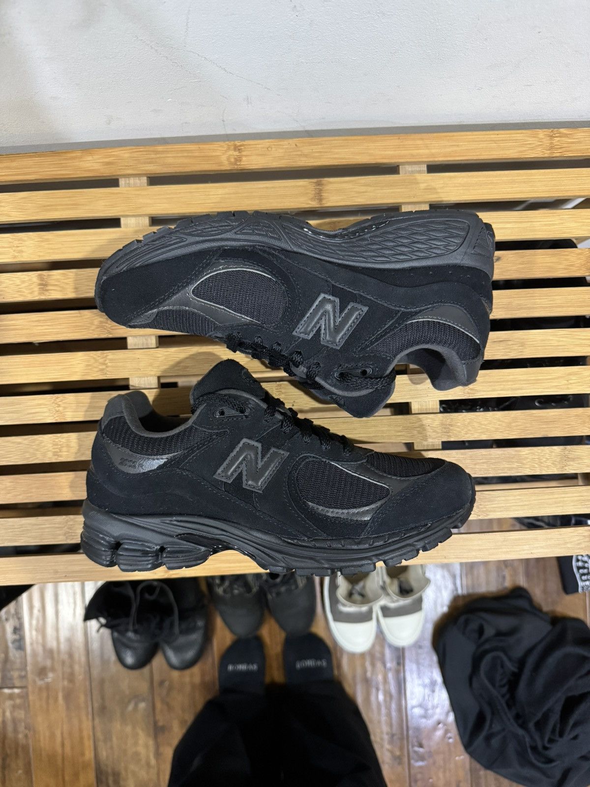 New Balance New Balance 2002R Triple Black Suede Mens US 5.5 Size US 5.5 / EU 38 - 2 Thumbnail