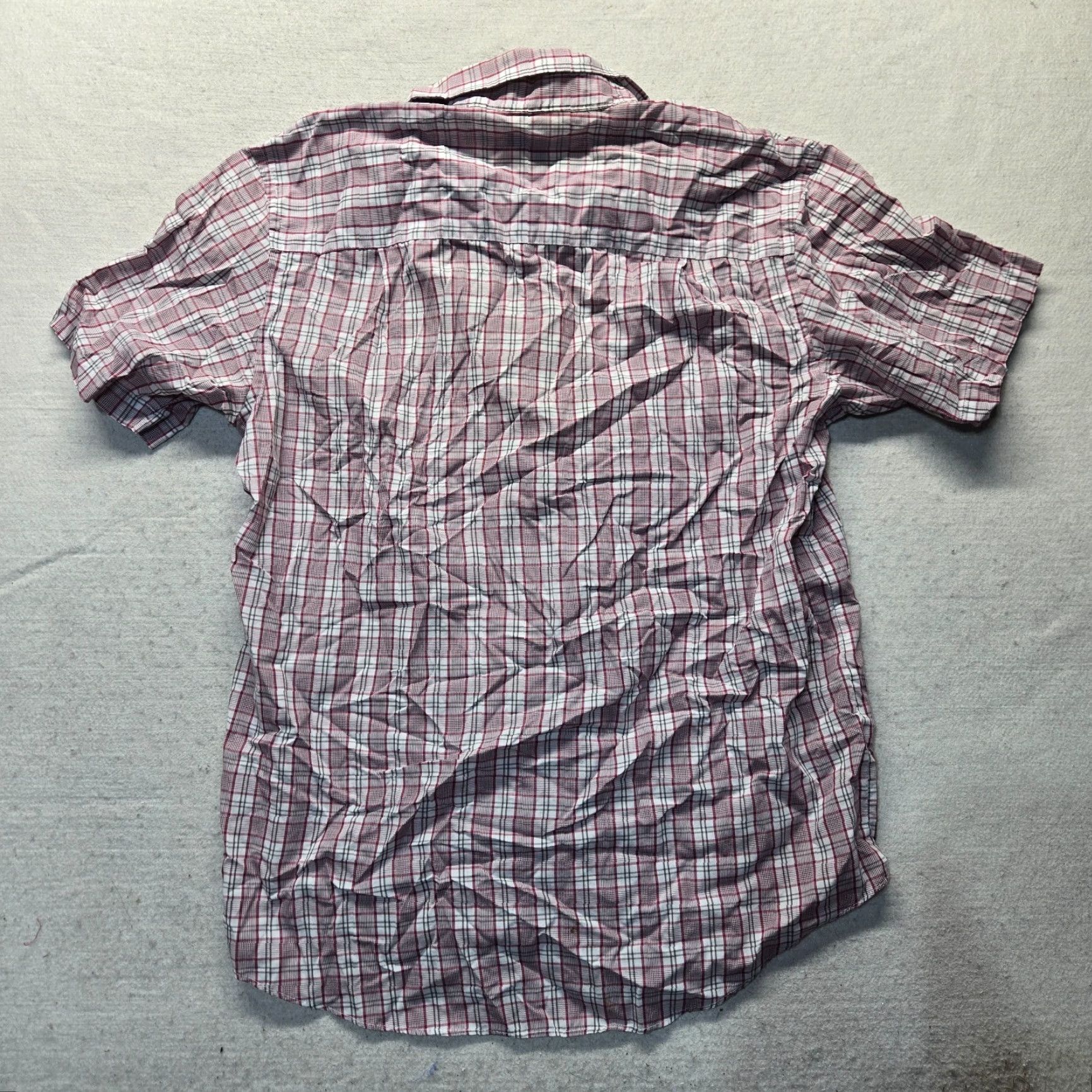 Van Heusen Van Heusen Studio Shirt Plaid Button-Up Short Sleeve Men Size 16.5 Multicolor LT Casual Size US XL / EU 56 / 4 - 7 Thumbnail