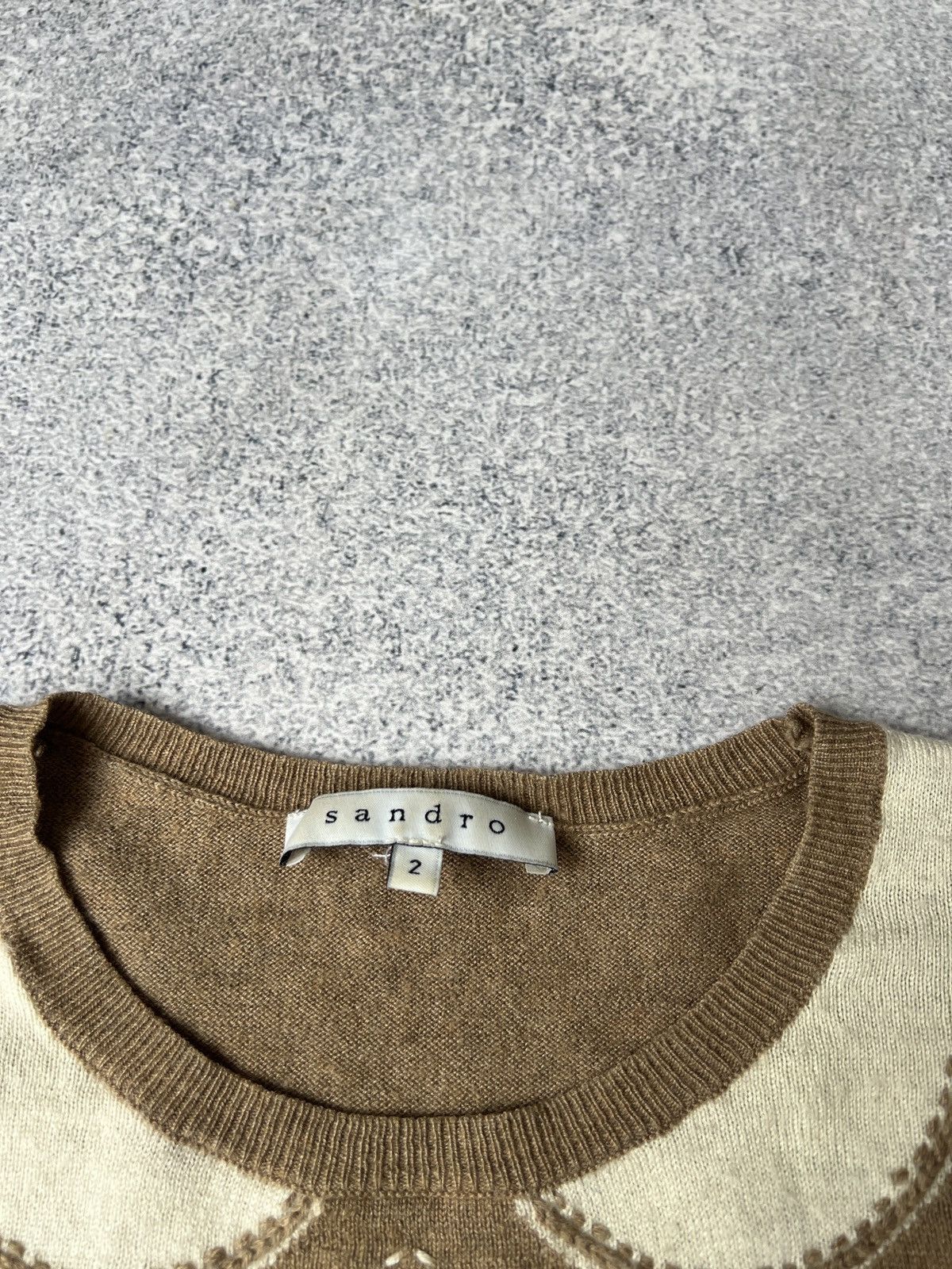 Sandro × Vintage Vintage Sandro women's luxury sweater Size XXS / US 00 / IT 34 - 7 Thumbnail