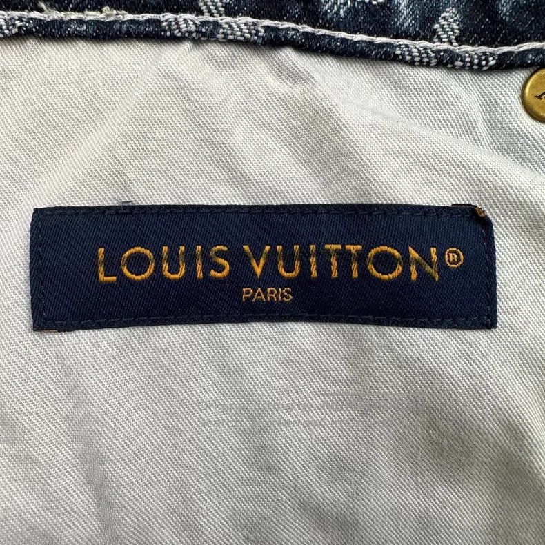 Louis Vuitton Louis Vuitton Lavender multi-pocket tasseled denim logo je Size US 33 - 4 Thumbnail