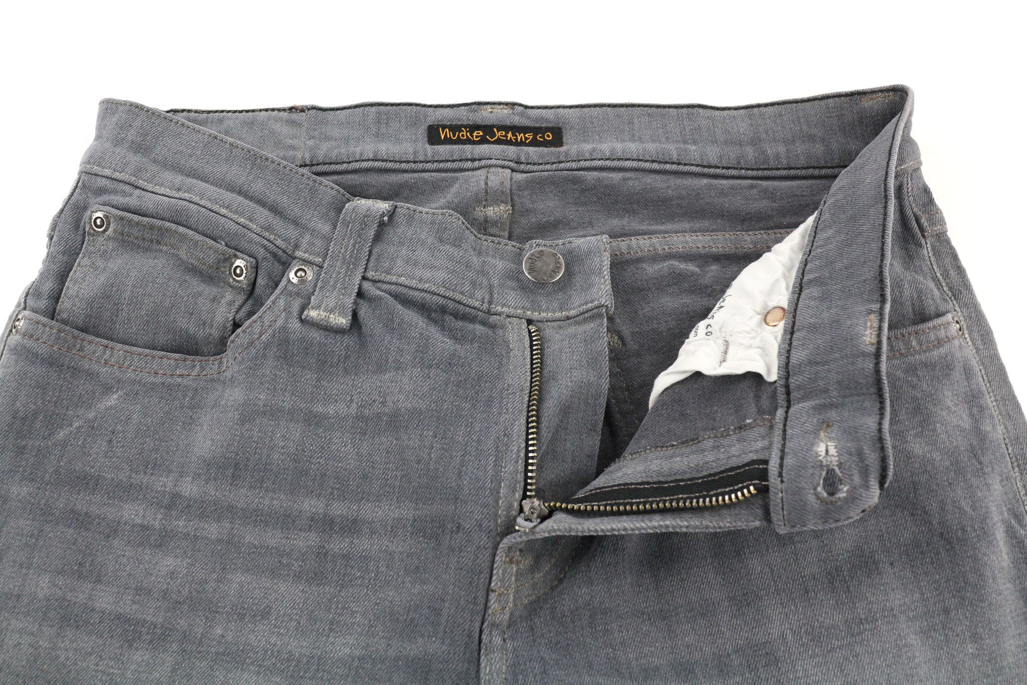 Nudie Jeans TIGHT LONG JOHN W29/L32 Slim Charcoal Jeans 80682 Size US 29 - 4 Thumbnail