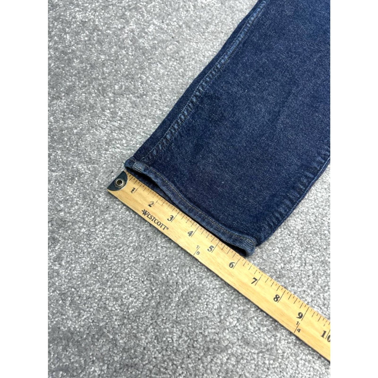 Madewell Madewell Jeans Womens 32 Tall Stovepipe Midi Rise Blue Denim Straight Leg 34x30 Vintage: No Size 24" / US 00 / IT 34 - 4 Thumbnail