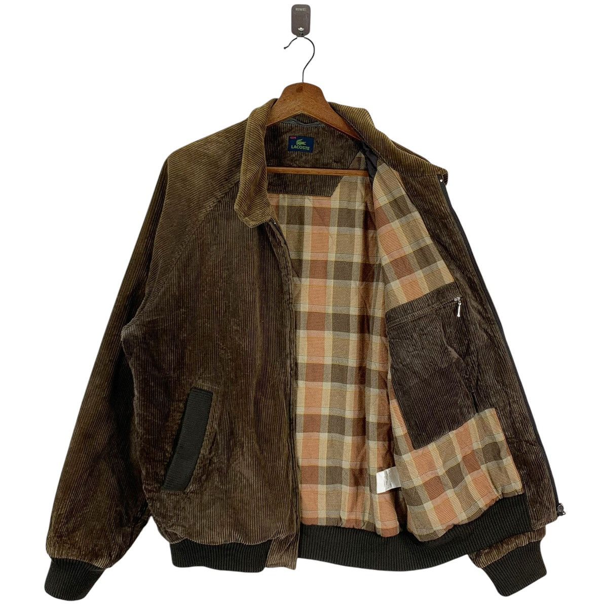 Lacoste × Vintage VINTAGE LACOSTE SPORTSWEAR CORDUROY BOMBER JACKET Size US L / EU 52-54 / 3 - 6 Thumbnail